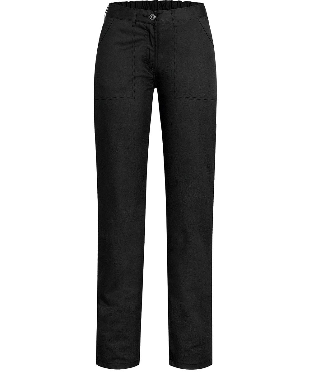 GREIFF Arbeitshose Greiff GASTRO MODA Cuisine Damen Kochhose Regular Fit Schwarz