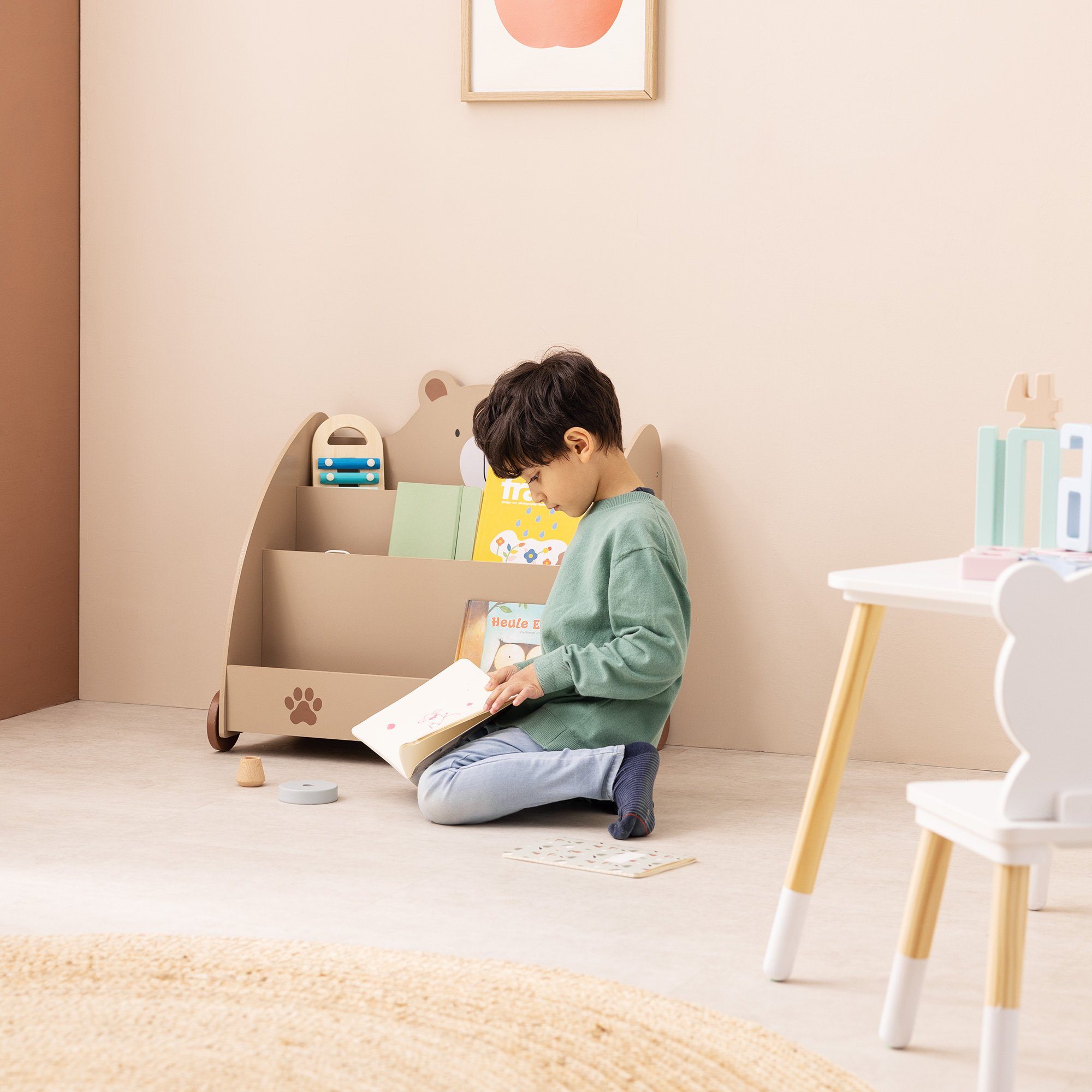 Navaris Bücherwand Bücherregal für Kinder - günstig online kaufen
