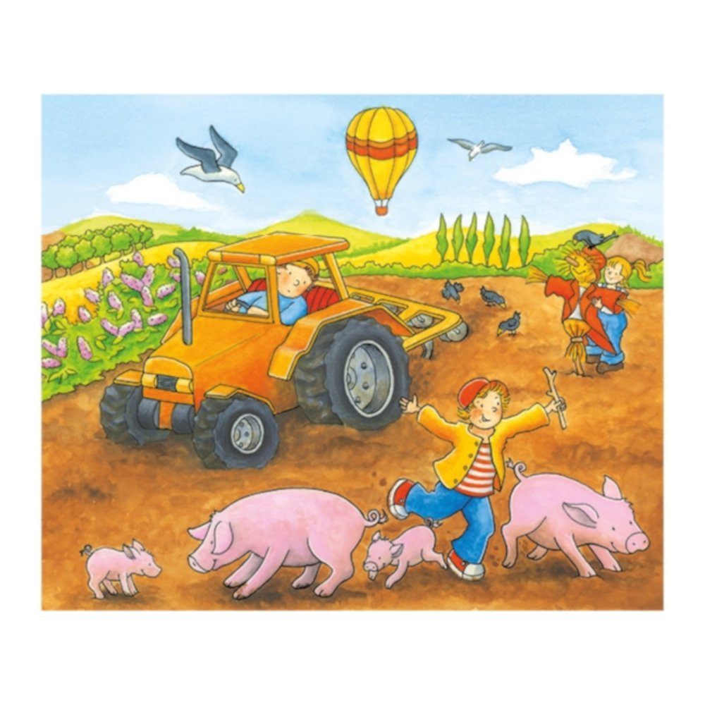Gollnest & Kiesel goki der Jahreszeiten dem Puzzleteile, Bauernhof auf Motive: Würfelpuzzle Würfelpuzzle 57839, 6 Anzahl 12