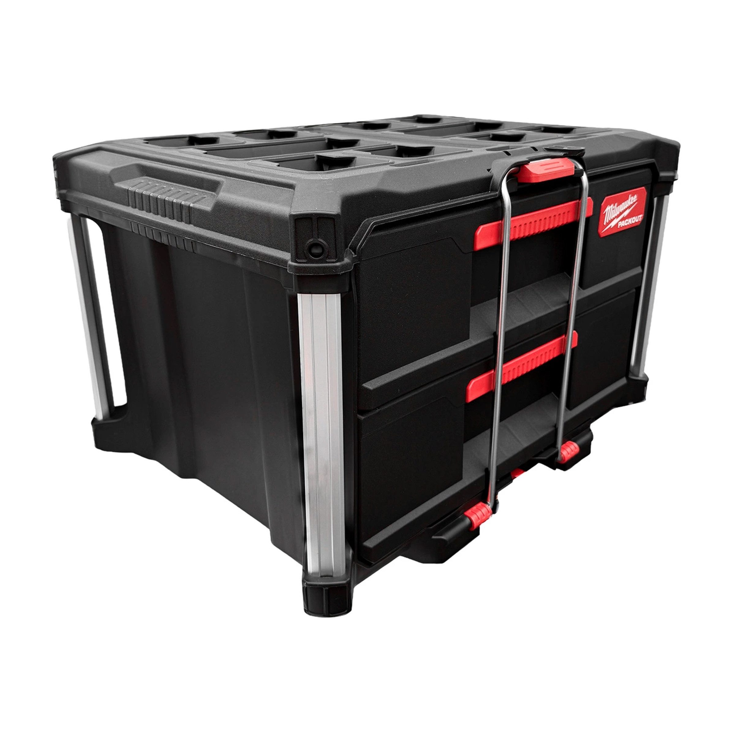 Milwaukee Werkzeugkoffer Milwaukee PACKOUT - Werkzeugkoffer mit 2 Schubladen verstellbar (1 St)