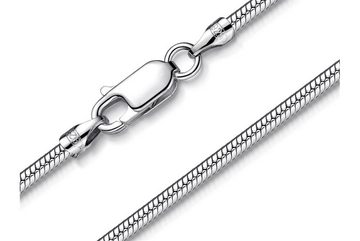 Silberkettenstore Silberarmband Schlangenkette Armband 2mm - 925 Silber, Länge wählbar von 16-25cm