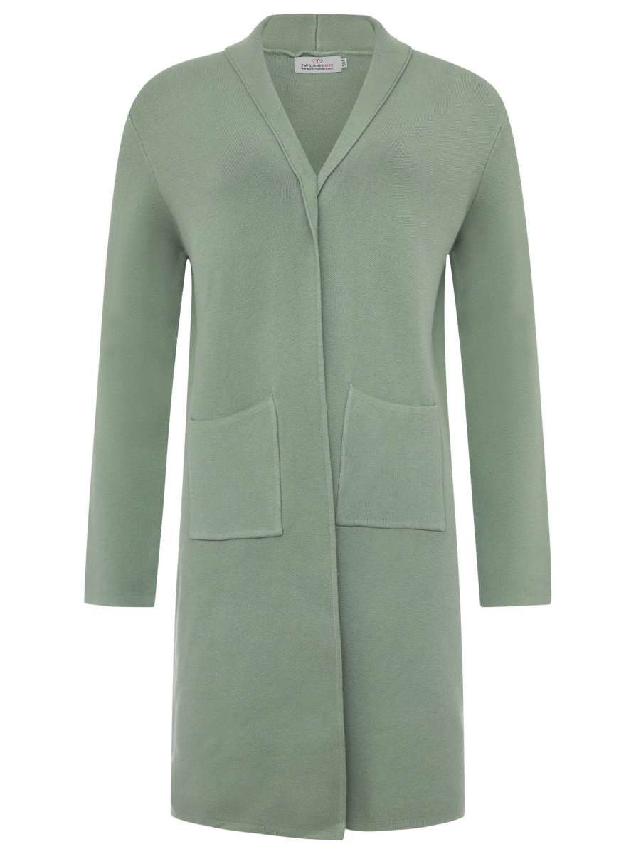 Zwillingsherz Cardigan Strickjacke mit Kragen "Jessi"