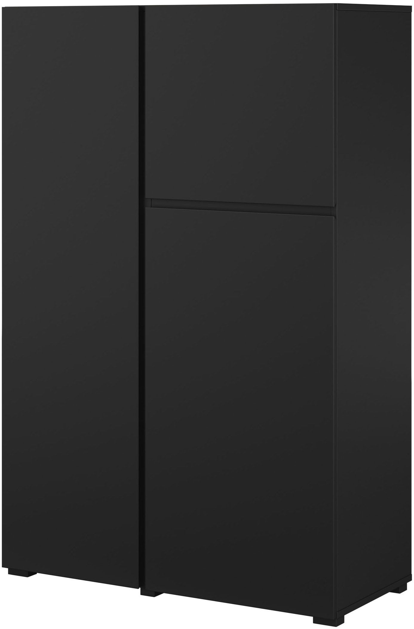 INOSIGN Highboard Metric, Breite 92cm, moderne grifflose Hochkommode 3 Türe günstig online kaufen