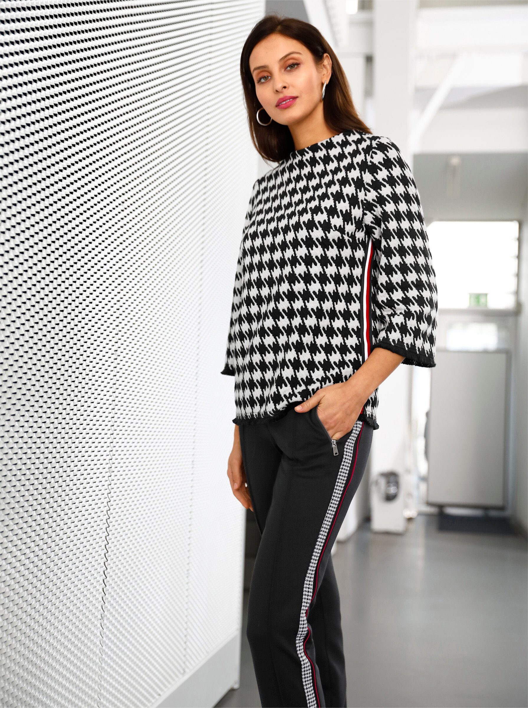 Witt T-Shirt Jacquard-Shirt 3/4-Arm