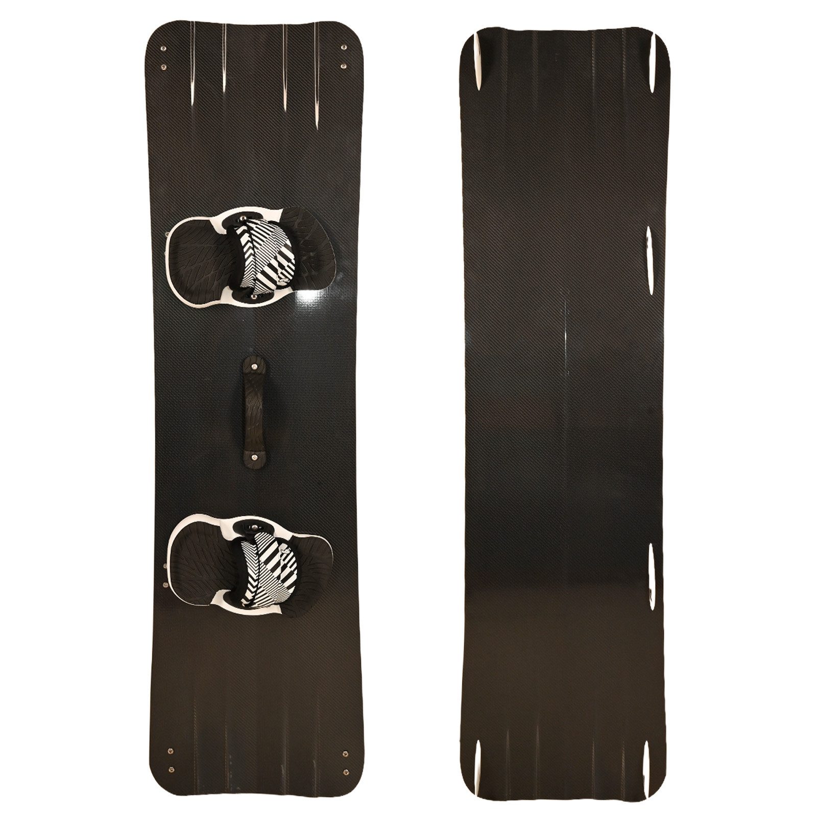 F2 Kiteboard F2 Set Kiteboard Wide Black Carbon 155cm + Bindung L/XL + GFK/Slider F