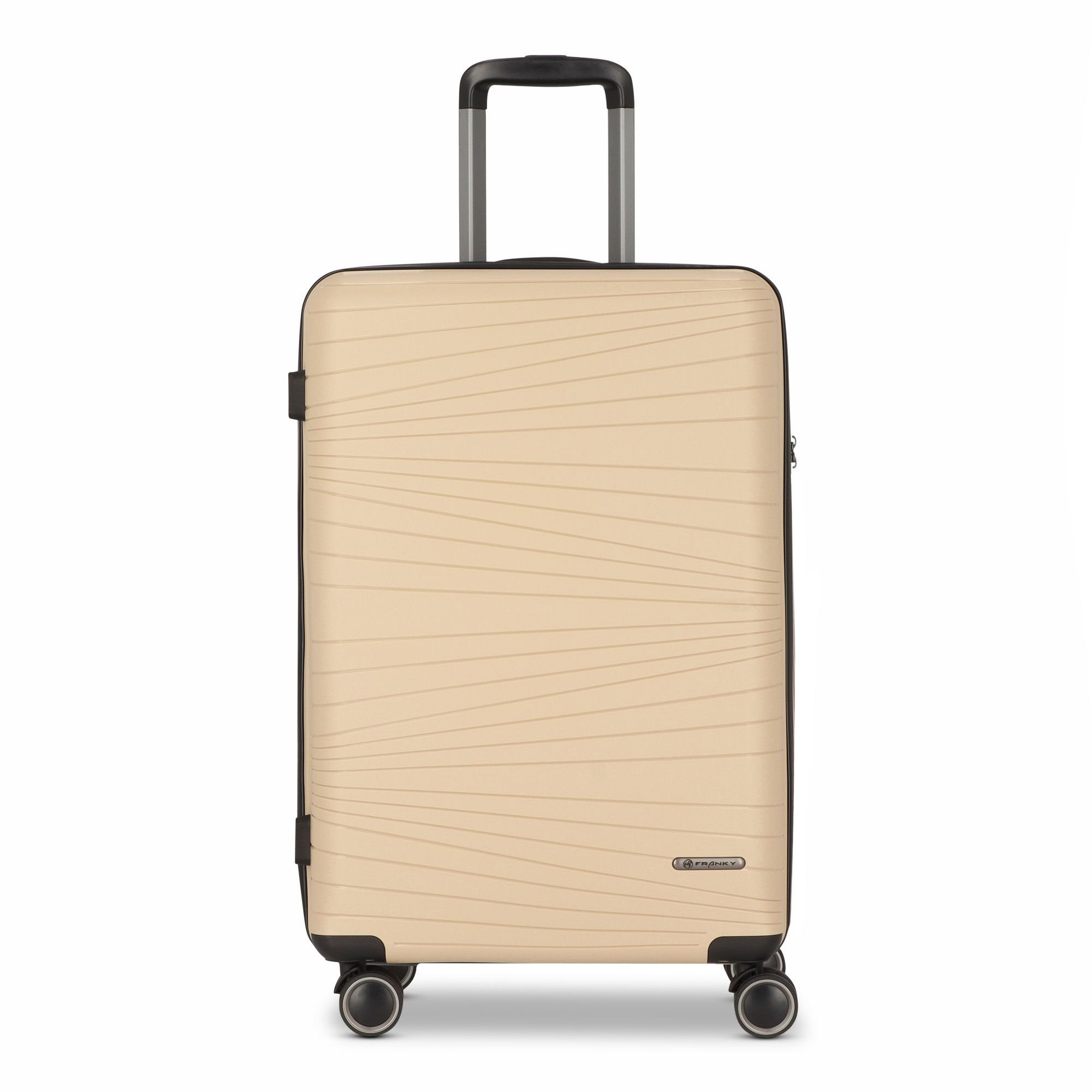 Franky Hartschalen-Trolley Dallas 3.0, 4 Rollen, Polypropylen beige