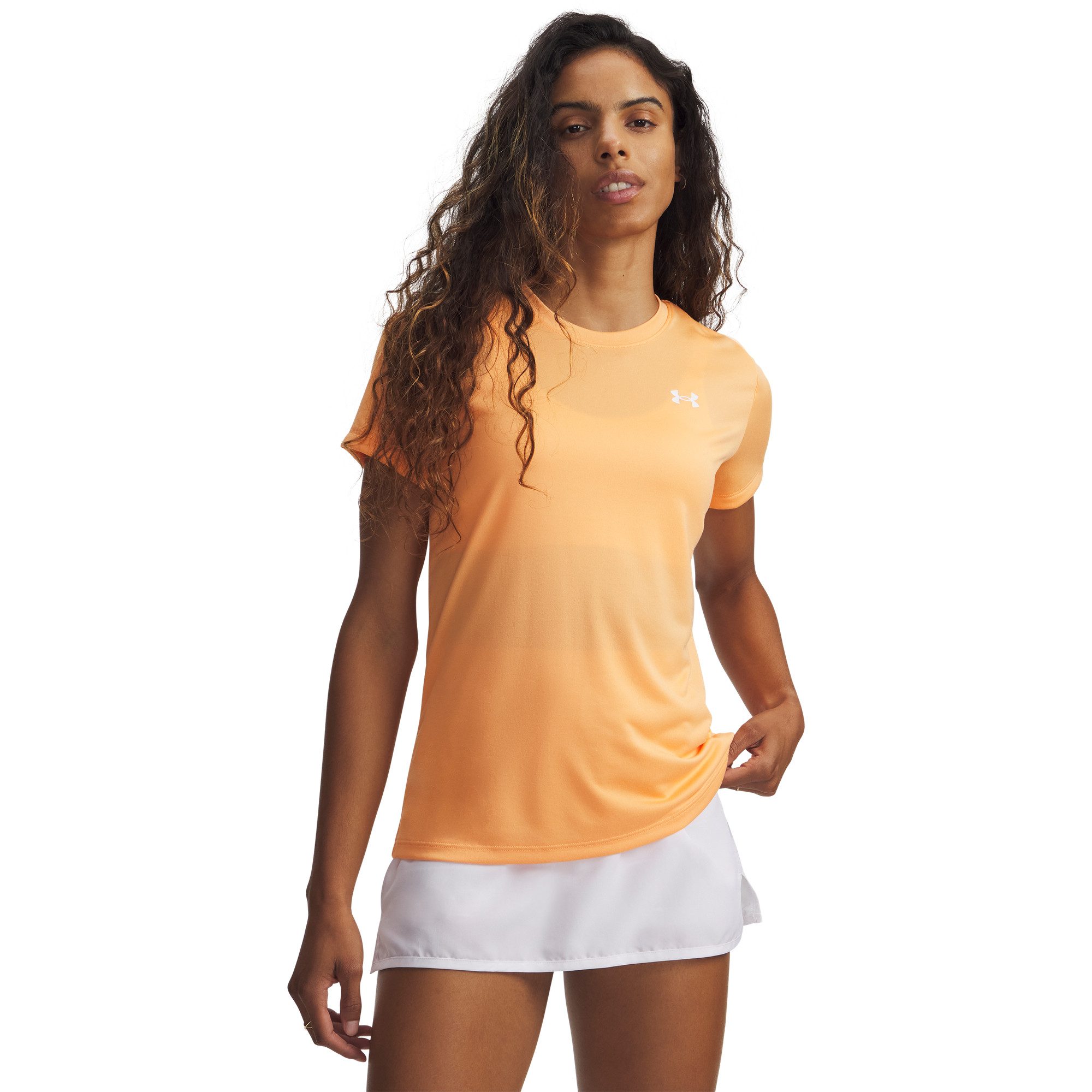 Under Armour® T-Shirt Under Armour Damen T-Shirt Tech SSC- Solid 1384231