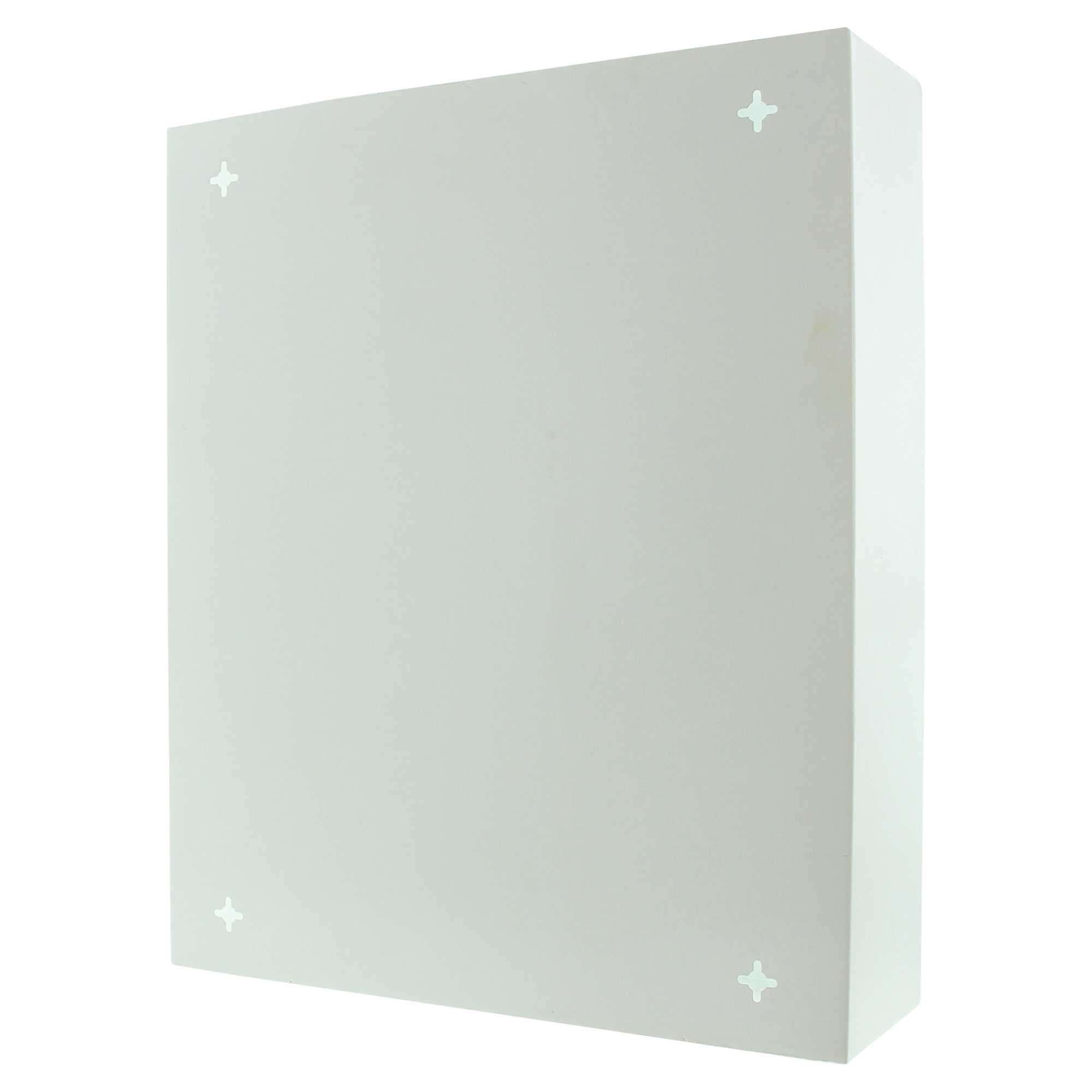 Dekoleidenschaft Deko-Wandregal "Mediterran" aus Metall, weiß, Hängeregal mit 4 Fächern, Metallregal, 40x48 cm, Wohnzimmerregal, Küchenregal, Badregal, Dekorega – Bild 4 von 5