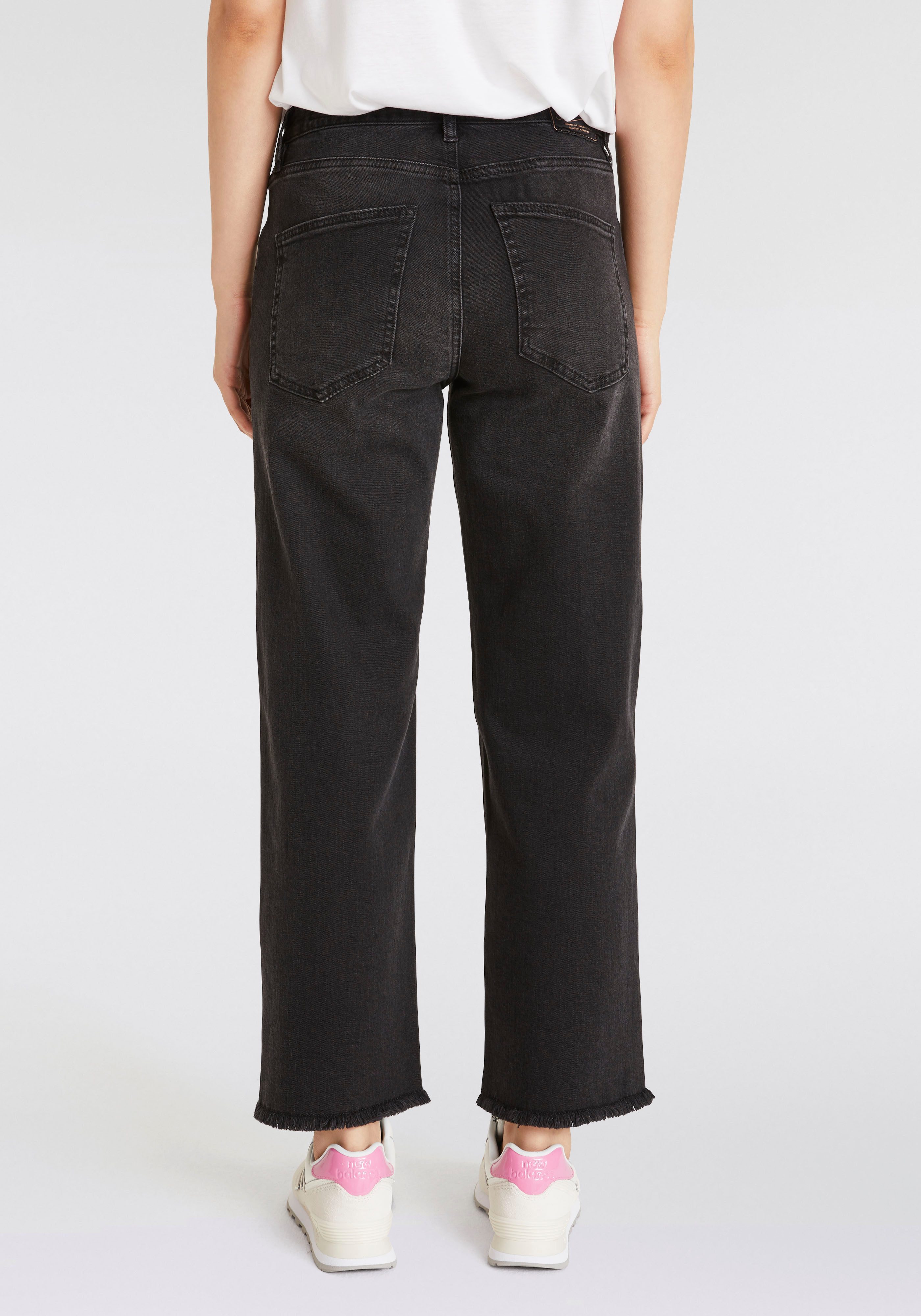 Herrlicher Straight-Jeans "Mäze Sailor Denim Black Stretch" im Five-Pocket günstig online kaufen
