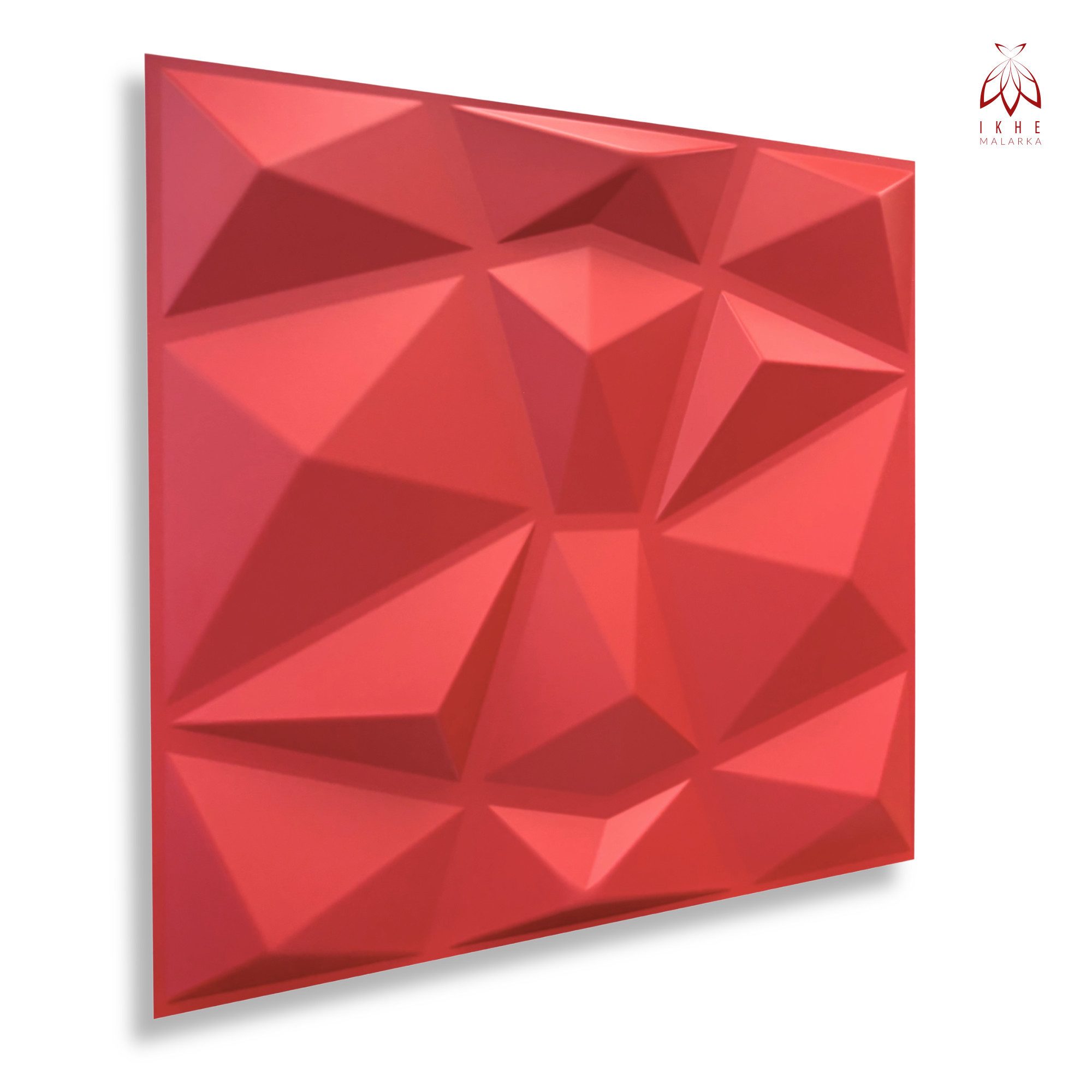 IKHEMalarka 3D Wandpaneel 3D Paneele PVC Kunststoffpaneele, BxL: 50,00x50,00 cm, 0,25 qm, (1 Stück, 3D Wandpaneele Deckenpaneele) hochwertige & harte PVC 3D Platten Wand & Decke
