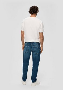 s.Oliver Stoffhose Jeans Mauro / Regular Fit / Hight Waist / Tapered Leg Blende