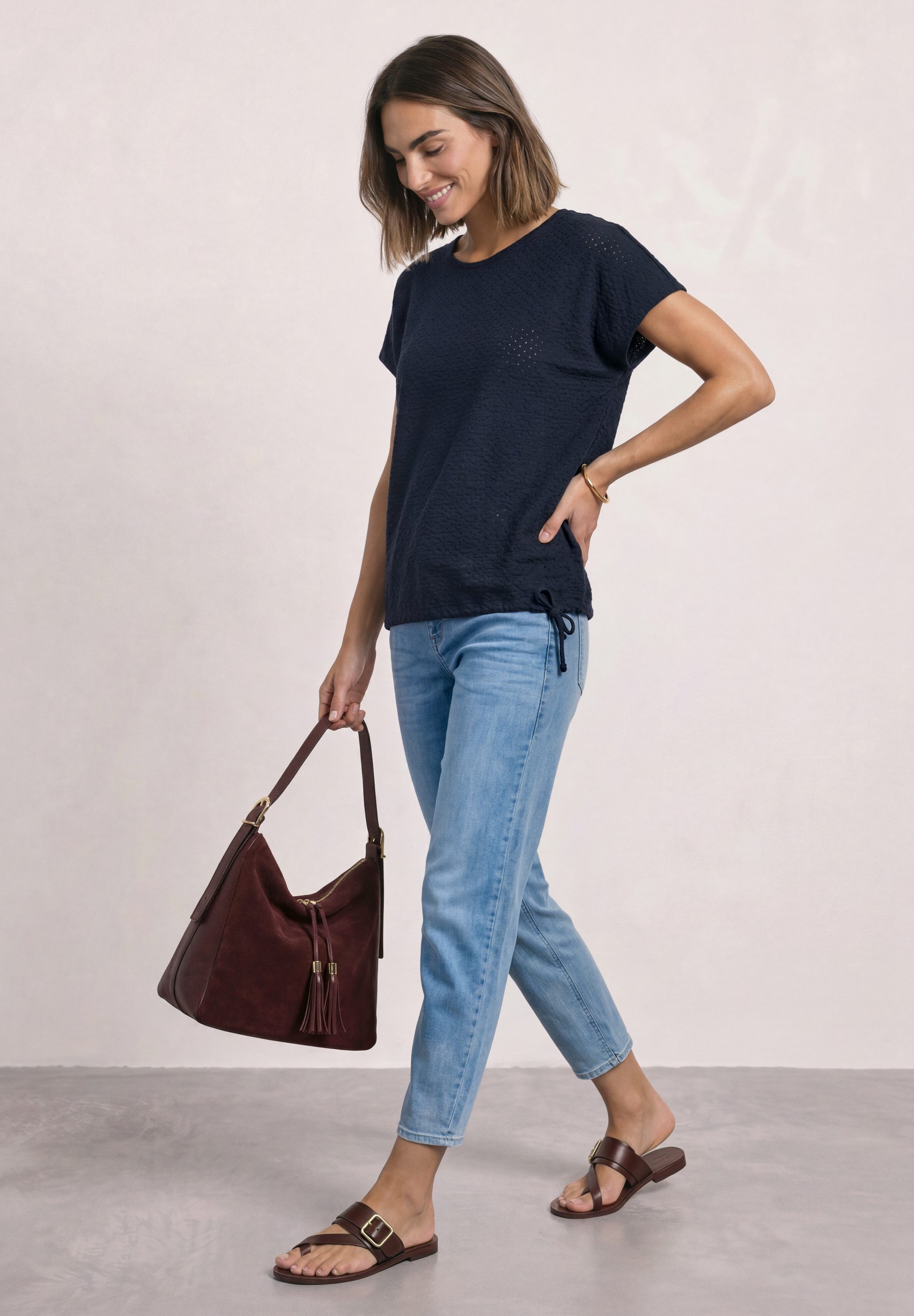 STREET ONE T-Shirt mit Rundhalsausschnitt – Bild 3 von 5