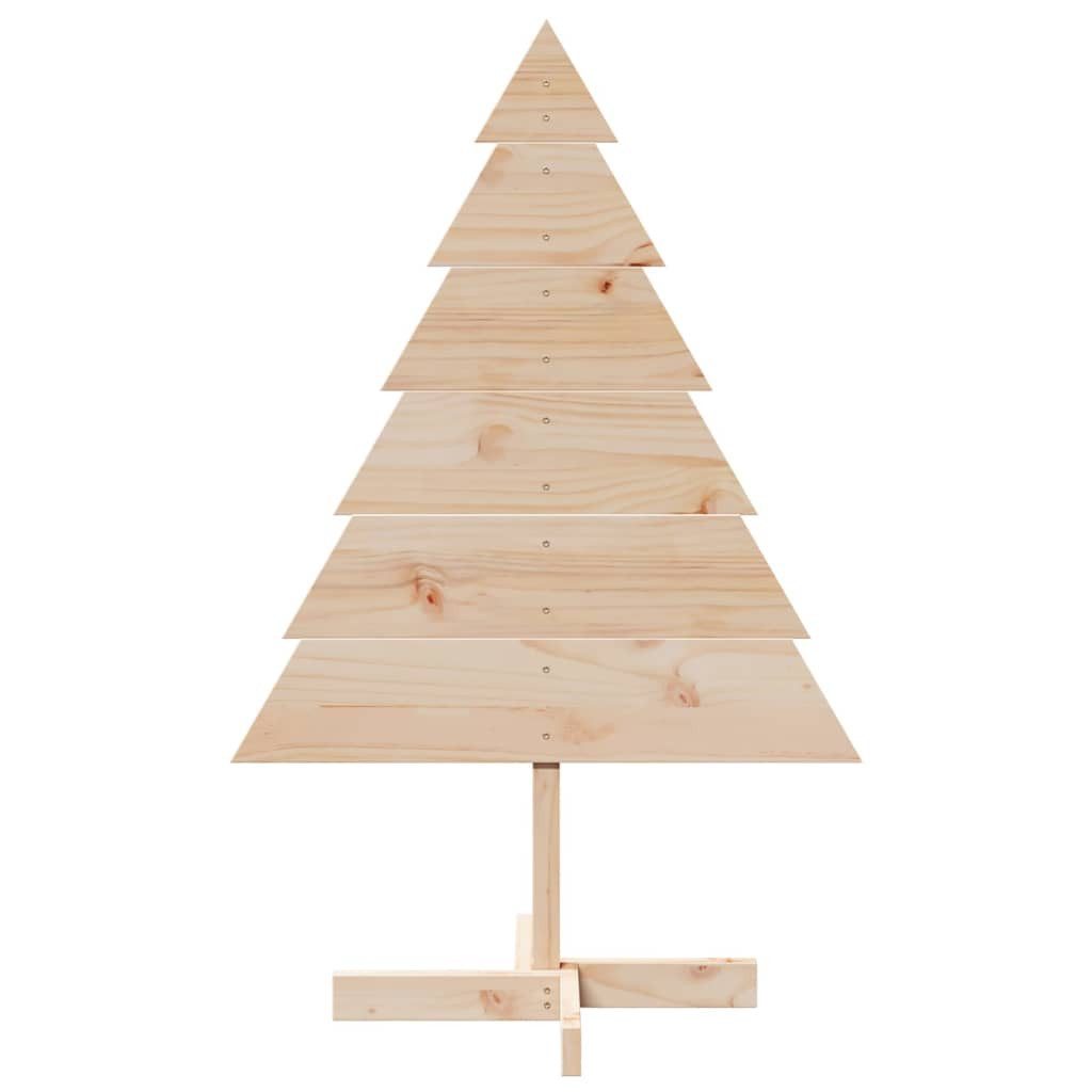 vidaXL Künstlicher Weihnachtsbaum Weihnachtsbaum zum Schmücken 110 cm Massivholz