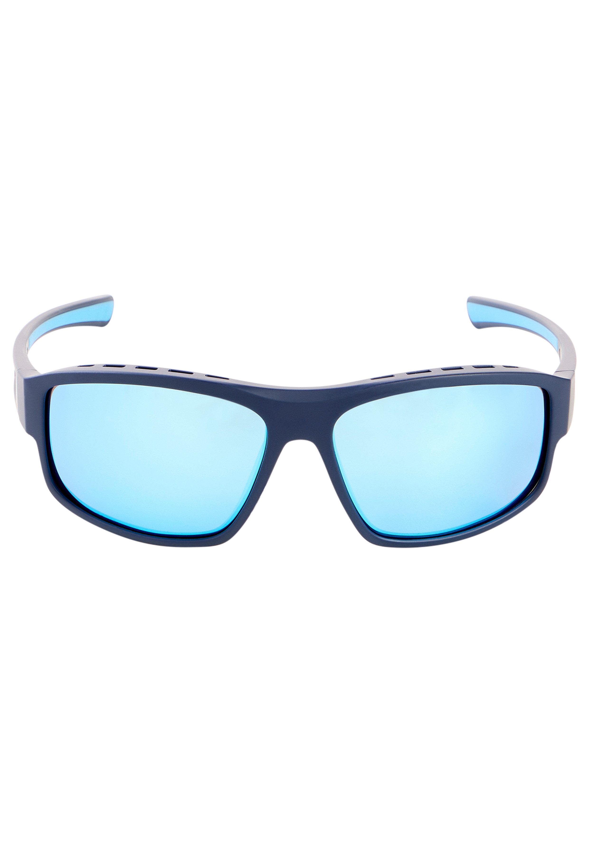 H.I.S Sonnenbrille (Set, 3-St., inklusive Softbeutel und Etui) polarisierende Gläser, Vollrandrahmen, ovale Form