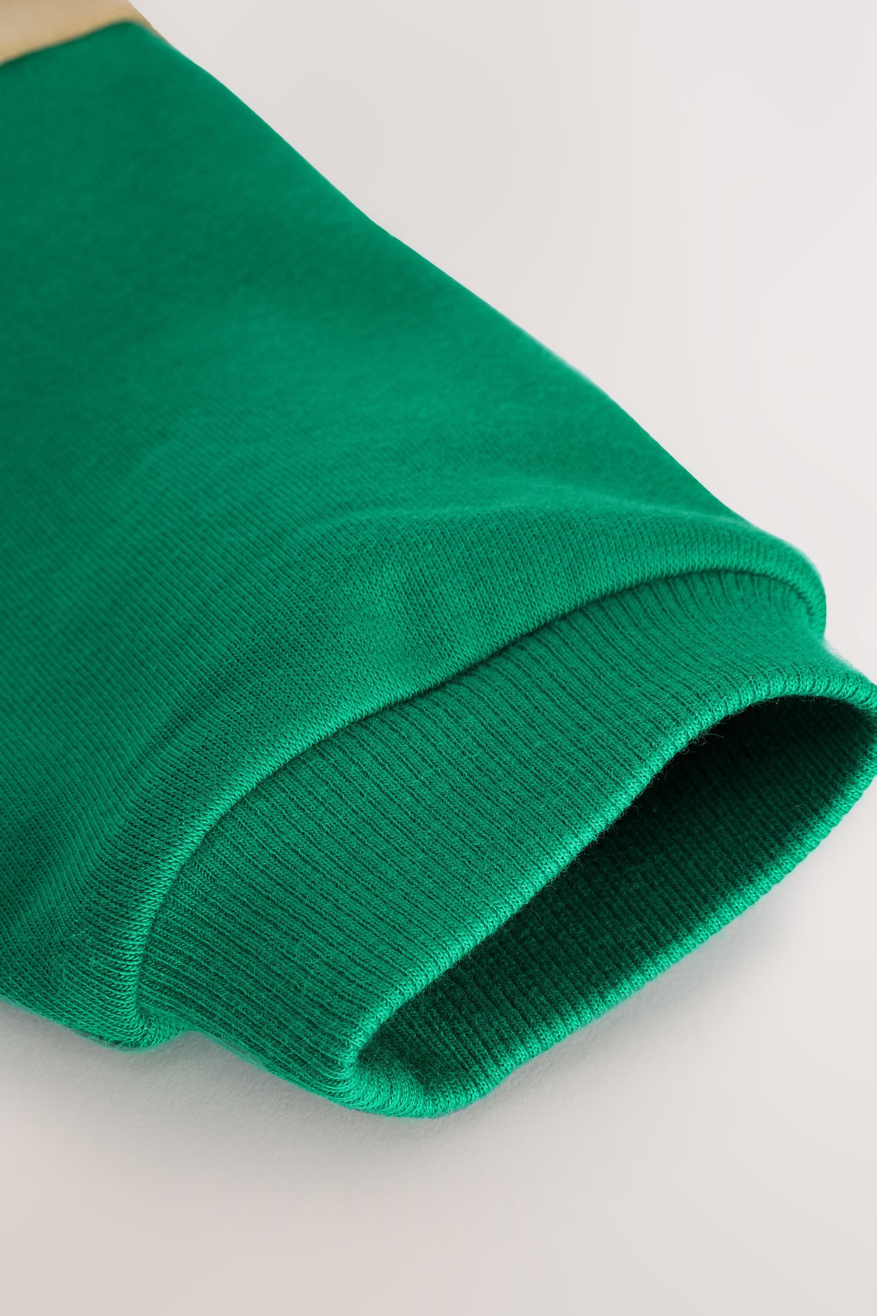 Next Sweat Suit: Sweatshirt and jogging pants in a color block design (2-piece set)