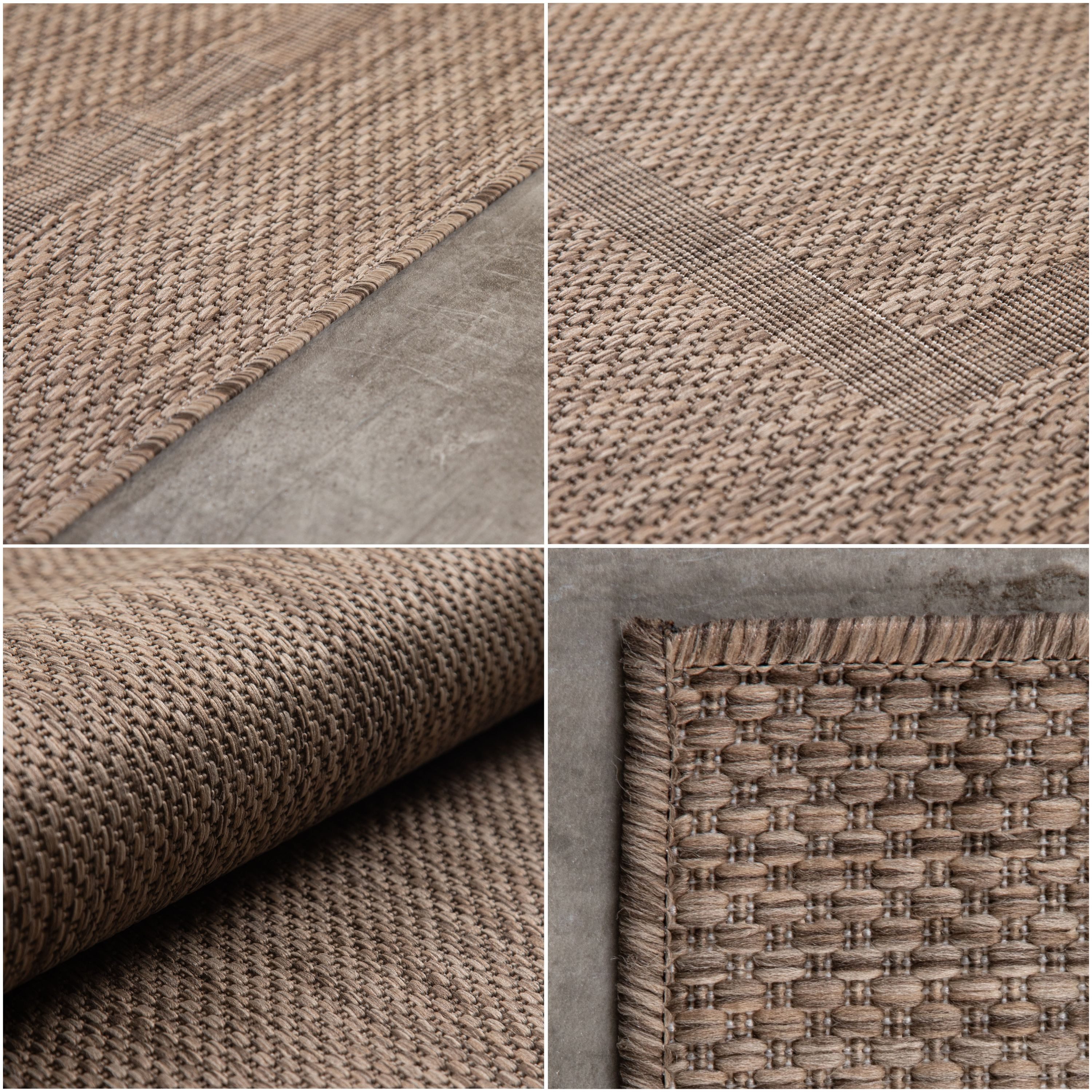 SIMPEX24 Outdoorteppich Unicolor - Einfarbig, Läufer, Höhe: 5 mm, Teppich W günstig online kaufen