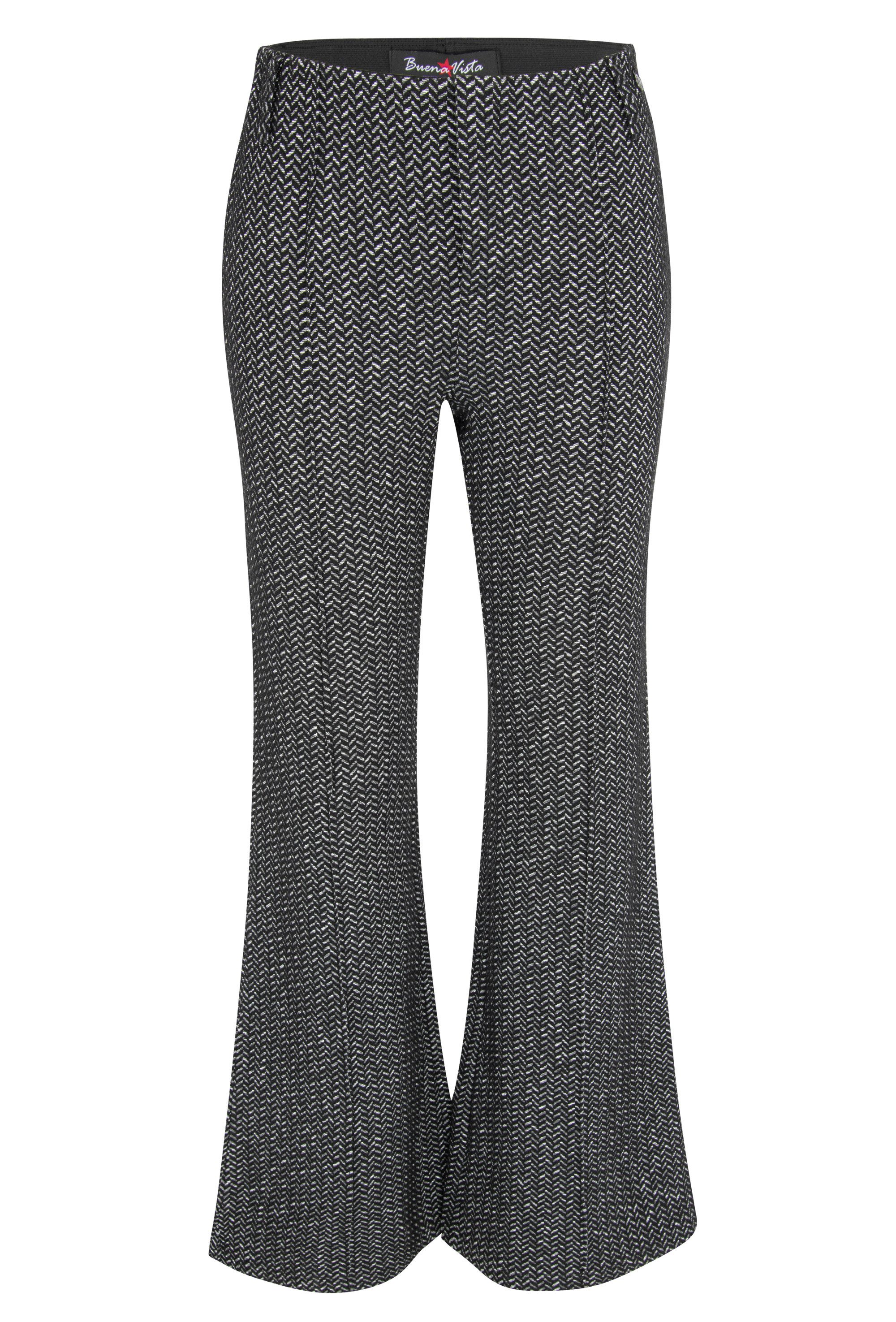 Stretch-Jeans BUENA VISTA ANTIGUA L black white fishbone 2410 B5893 9324.9247 -