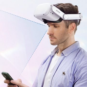 JOYROOM Gummiband Strap für Oculus Quest 2 verstellbares Gummiband weiß