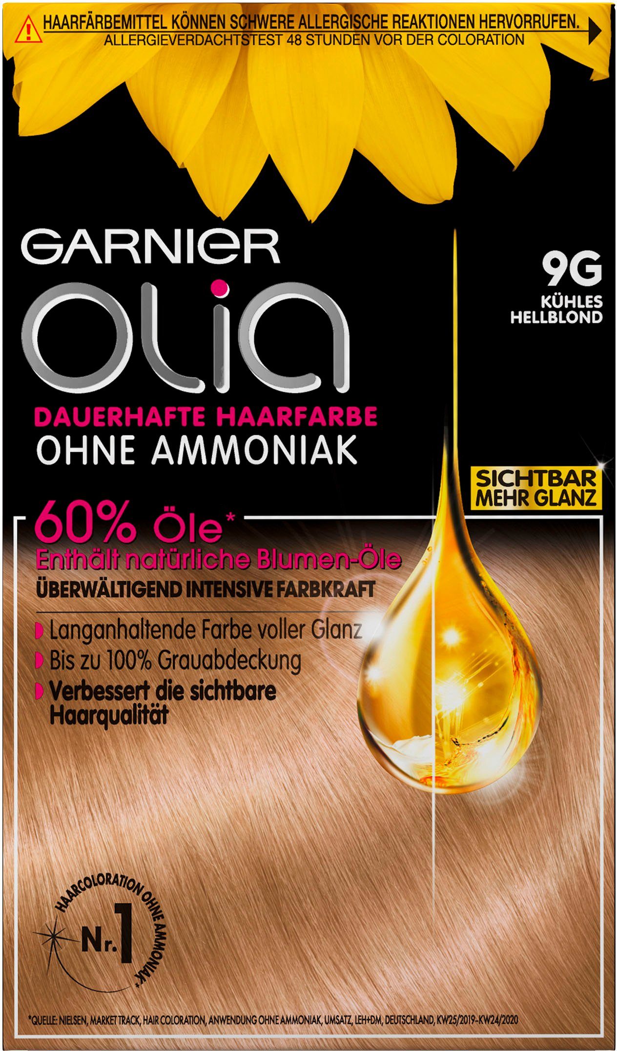 Haarfarbe dauerhafte Olia GARNIER Coloration