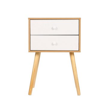 Happy Home Nachttisch Bedside Table Coffee Table for Living Room Bedroom 40 x 30 x 60 cm