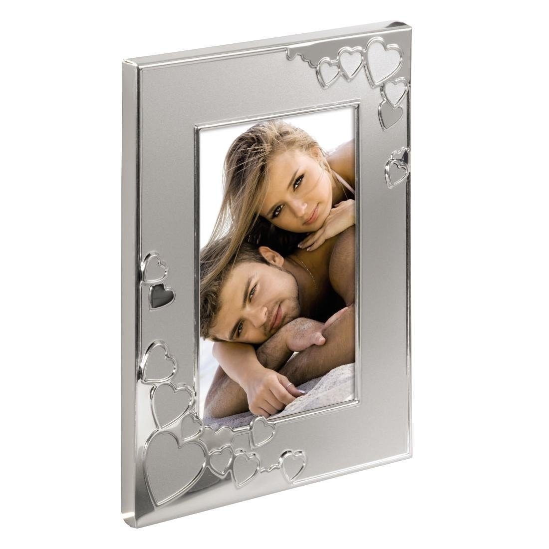 Hama Portraitrahmen Porträtrahmen "Cape Coral", Silber, 13 x 18 cm, Porträt günstig online kaufen