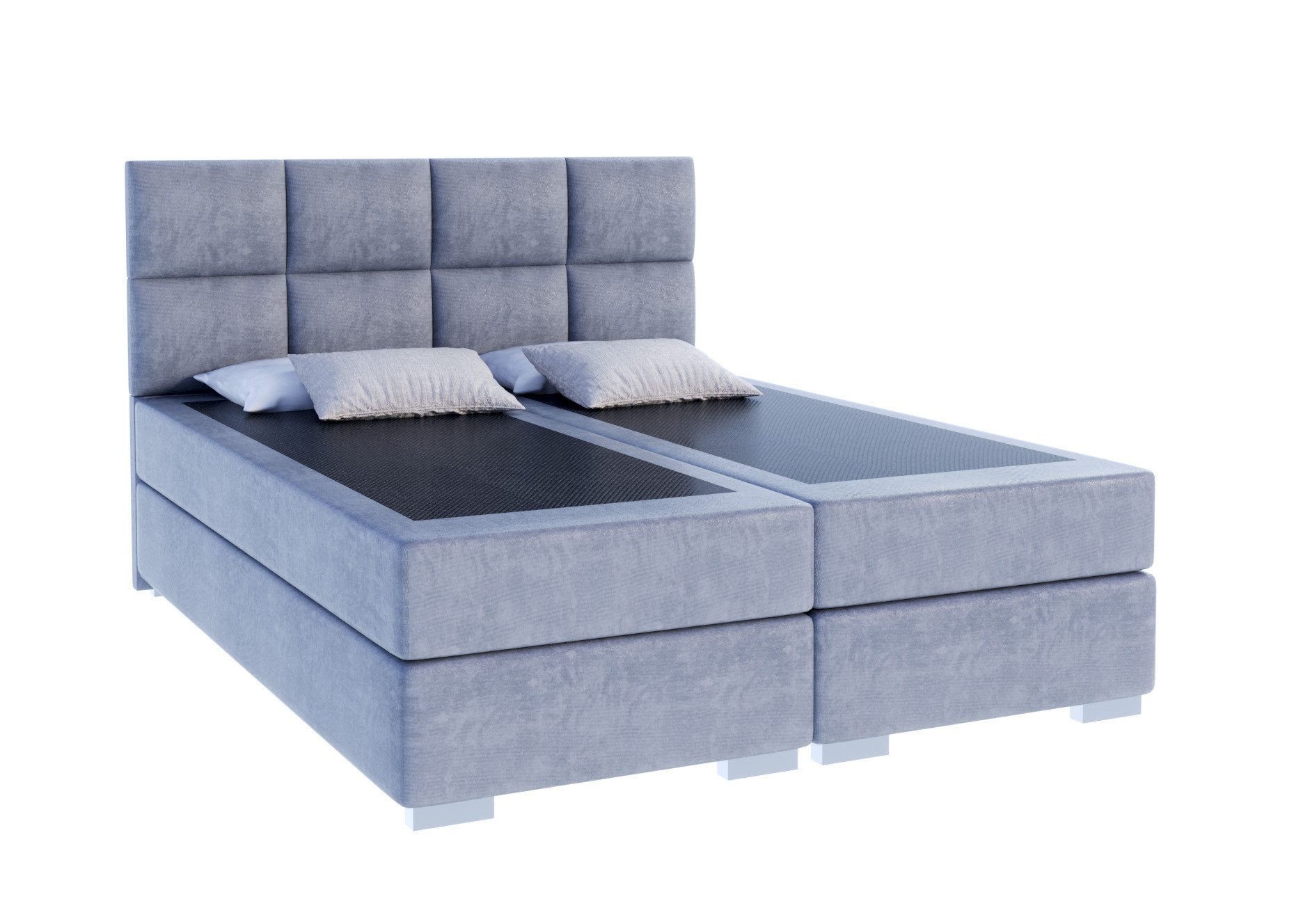 FDM Boxspringbett Polsterbett Stauraumbett Bettgestell 140x200, 160x200, 18 günstig online kaufen