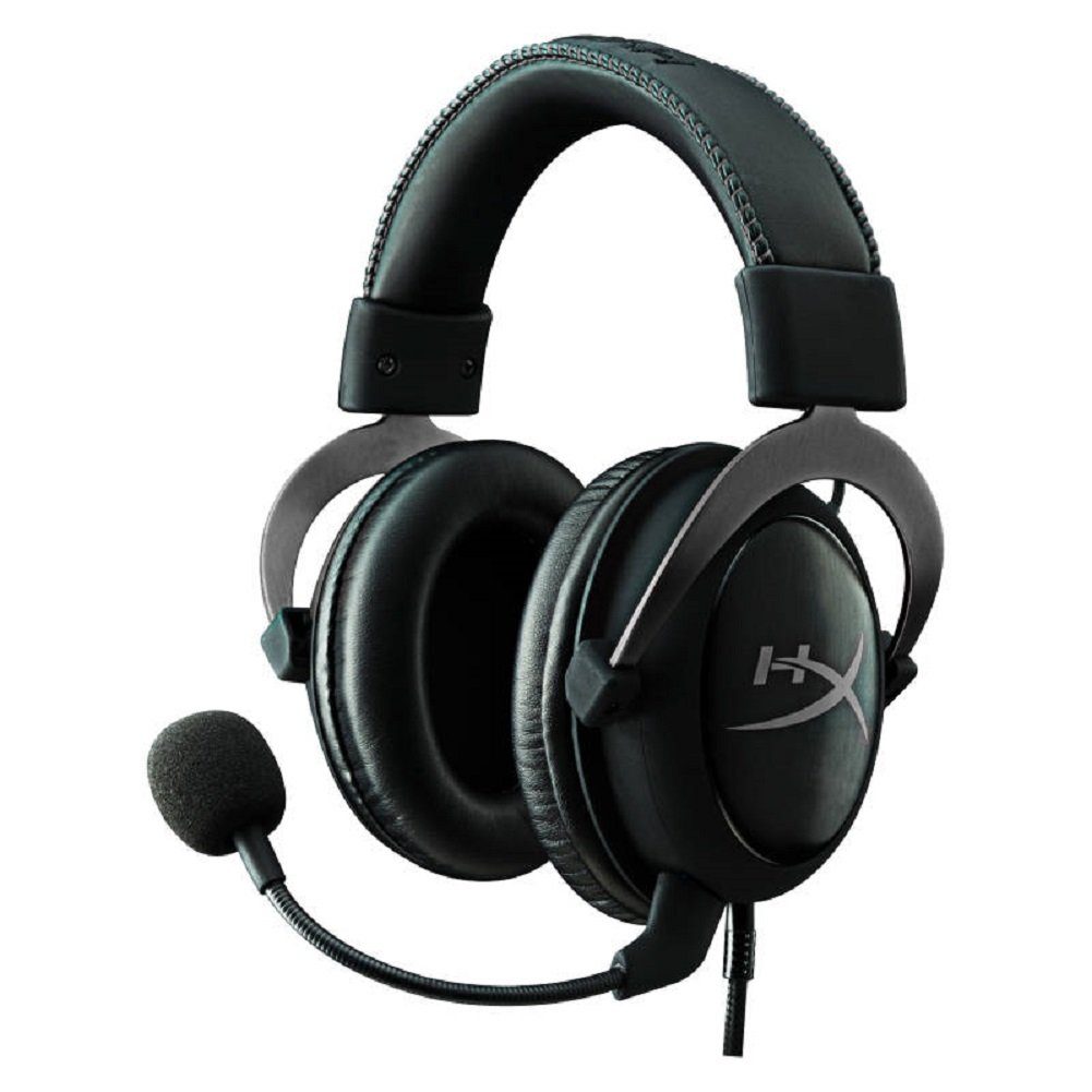 Head, HyperX mit Over Mikrofon, Gaming-Headset Cloud kabelgebunden, Gunmetal II Over-Ear