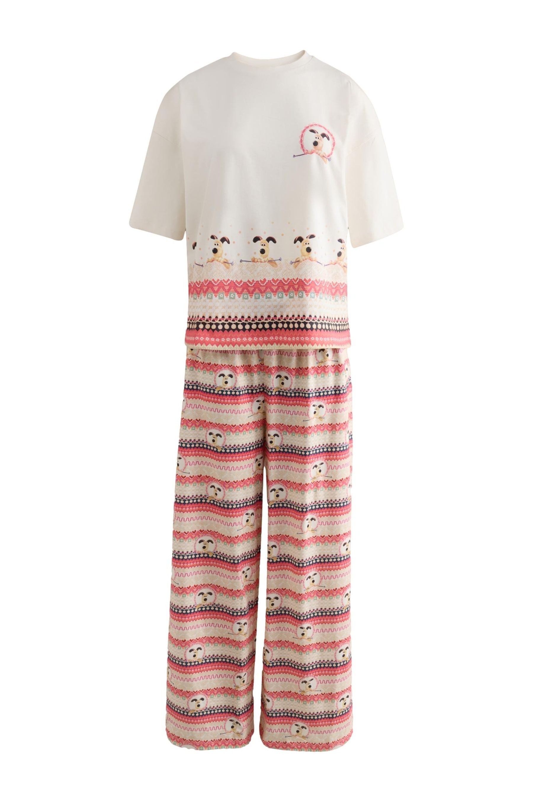 Cath Kidston Pyjama Cath Kidston Schlafanzug, Wallace und Gromit (2 tlg)