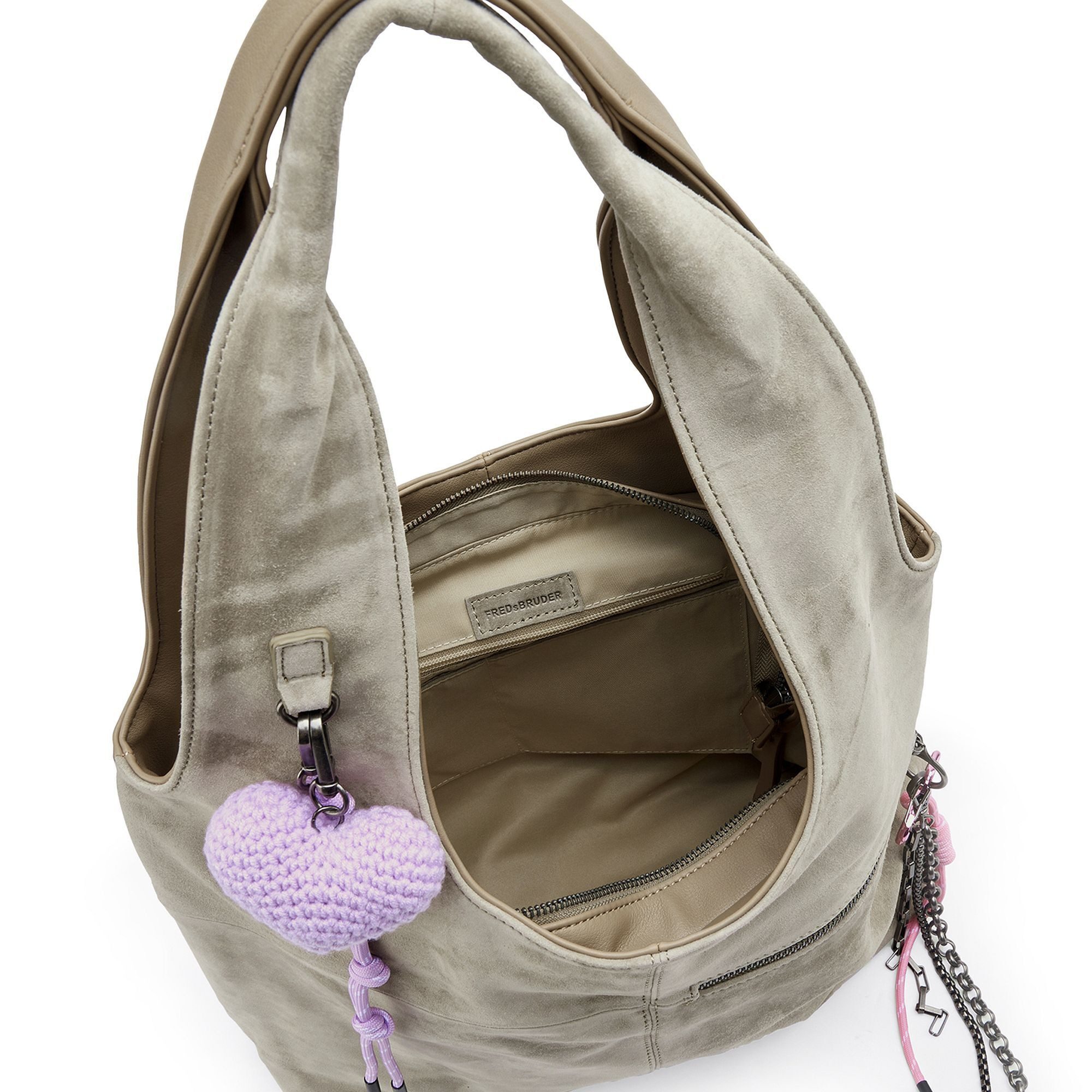 FREDsBRUDER Schultertasche Beautiful Mess, Lederfaserstoff