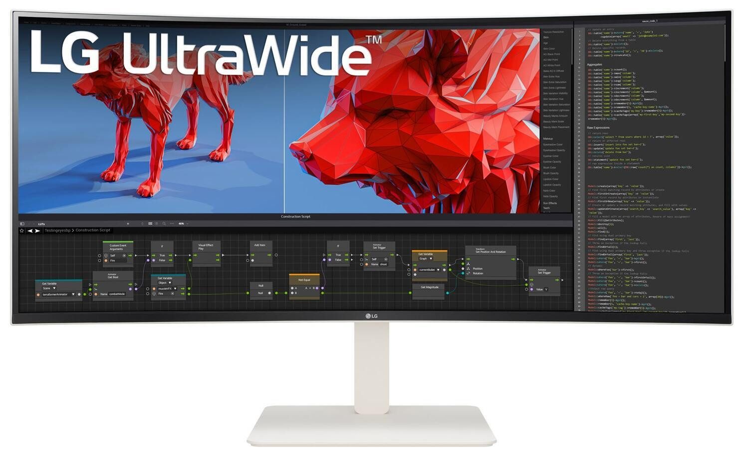 LG TFT-Monitor (3840 x 1600, 1 ms Reaktionszeit, 144 Hz, IPS Panel)