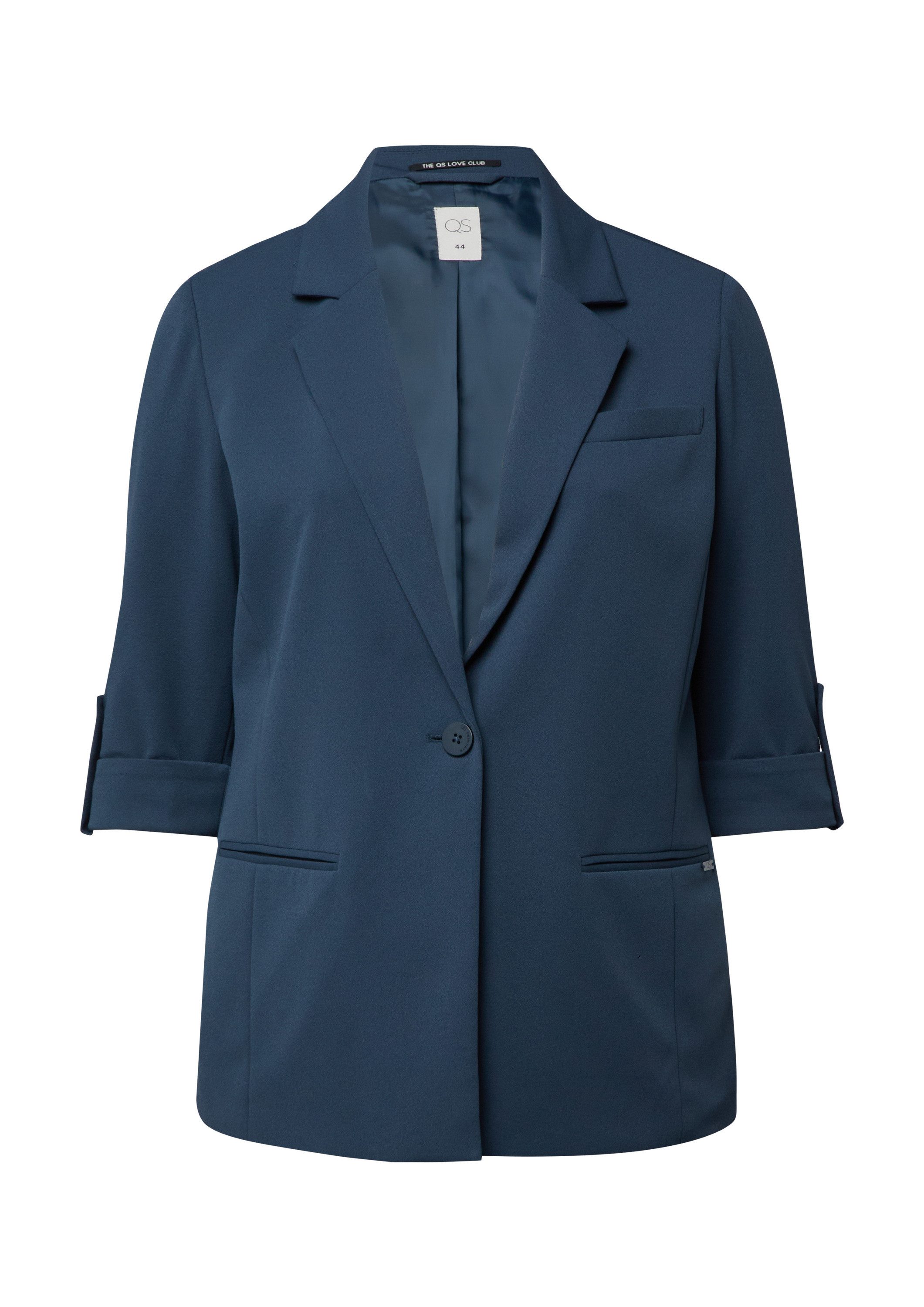 QS Jackenblazer Indoor-Blazer Blazer mit Turn-ups