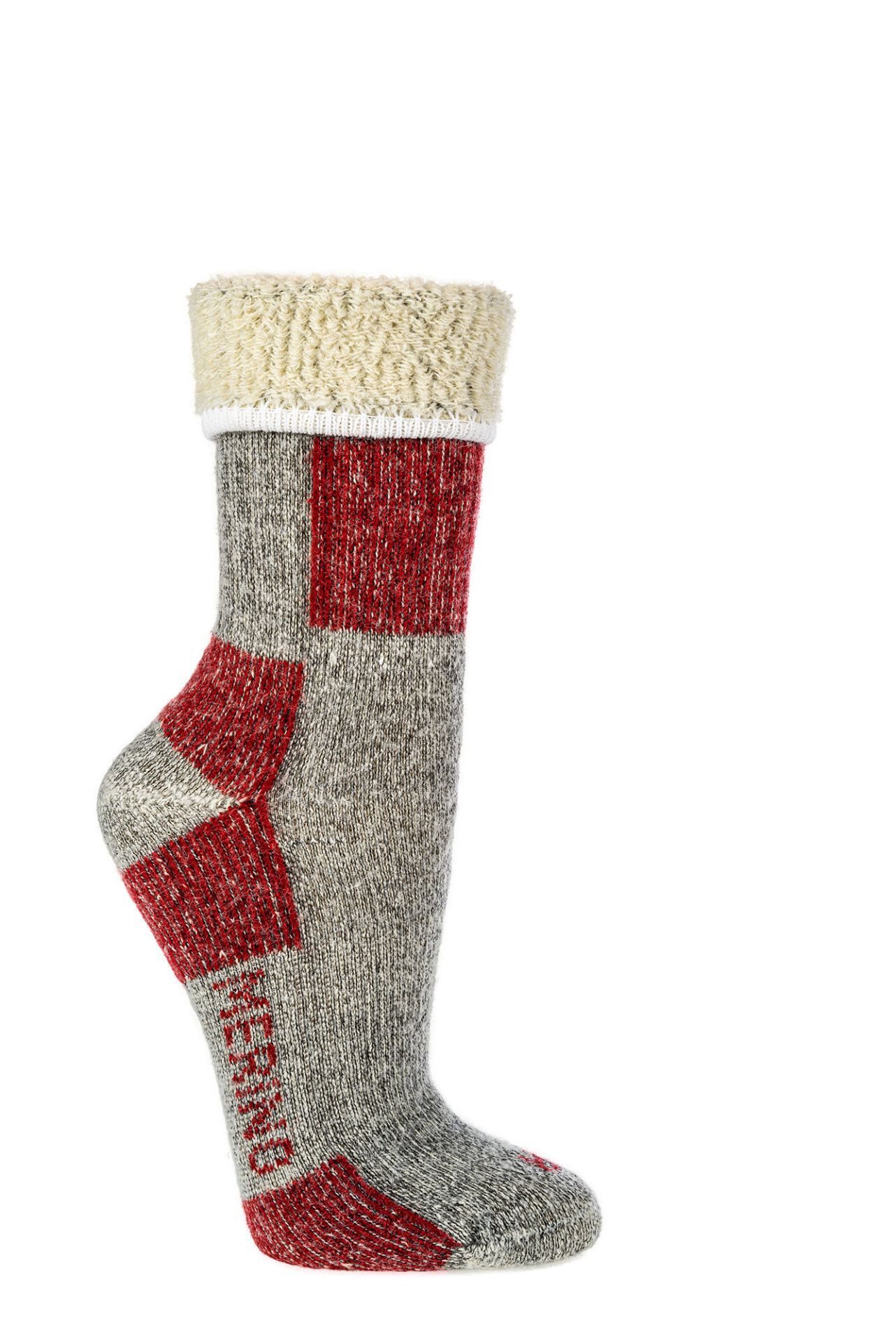 Socks 4 Fun Wandersocken Trekking Wandersocken 85% Merinowolle (1 Paar, 1-Paar, 1 Paar) hoher Merinowollanteil