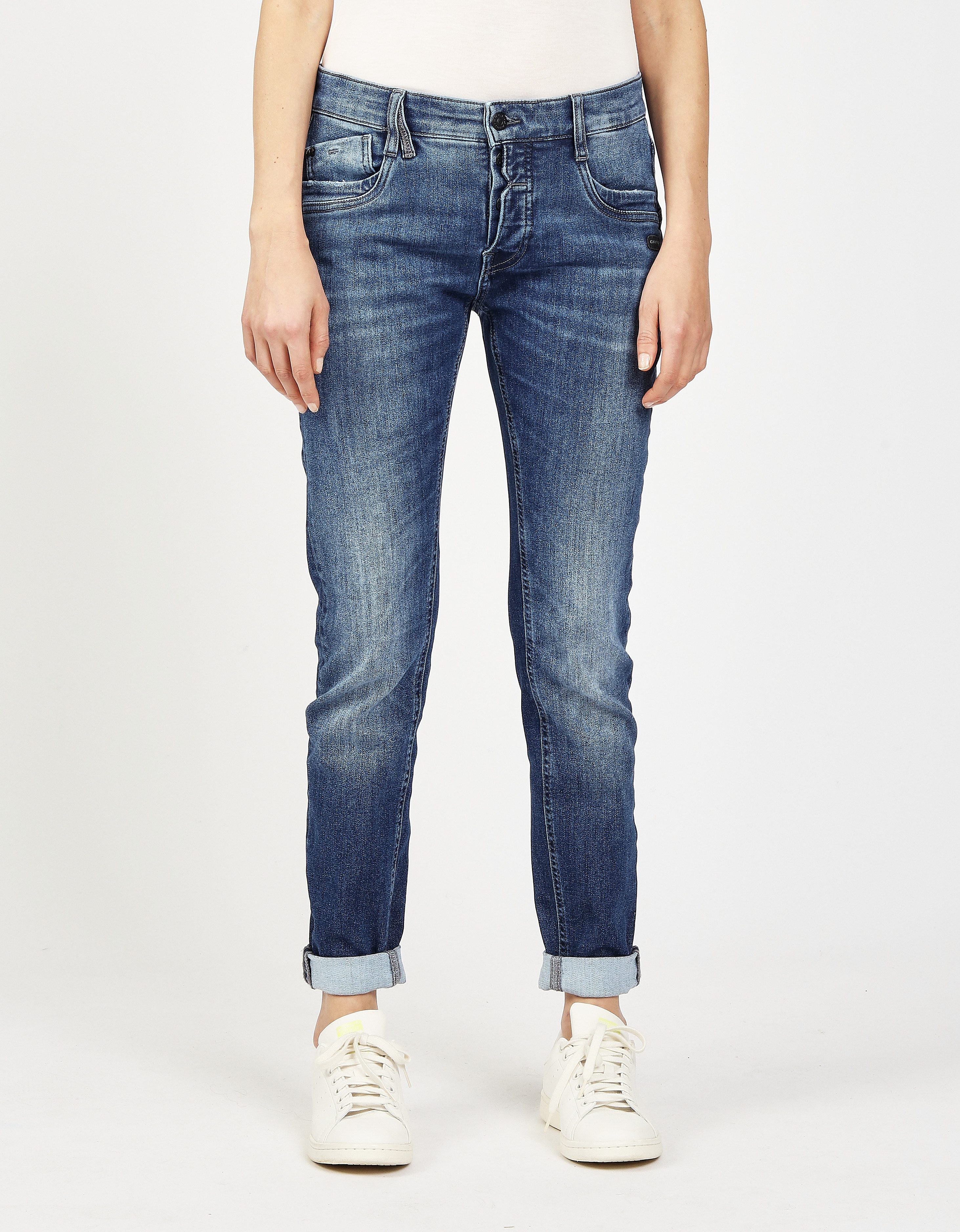 GANG 5-Pocket-Jeans 94GERDA aus Sweat Denim, Relaxed Fit günstig online kaufen