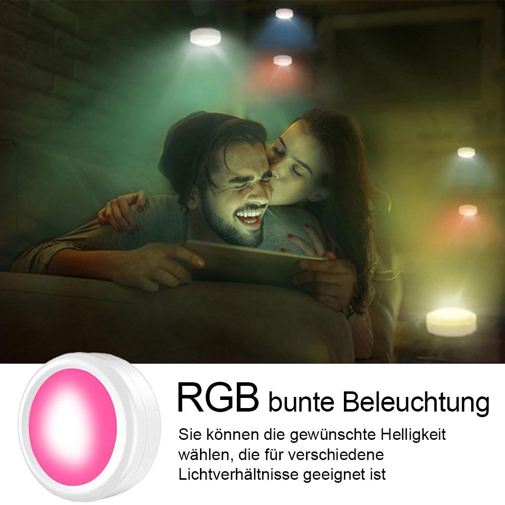 OKWISH LED Nachtlicht RGB LED Nachttischlampe günstig online kaufen