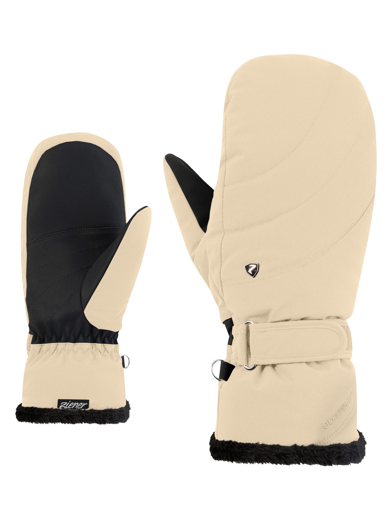 Ziener Fäustlinge KEAKI-Z AQUASHIELD® PrimaLoft® DAMEN wasserdicht, winddicht, atmungsaktiv, extra warm, Plüschfutter