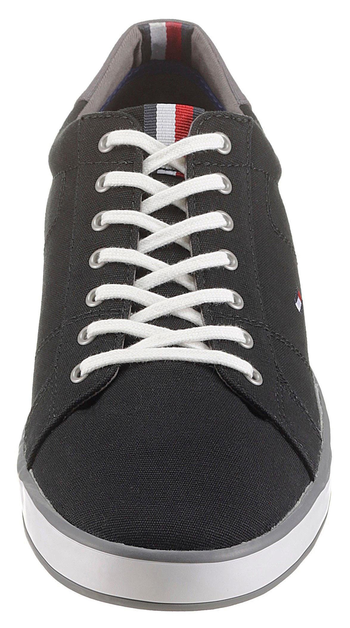Tommy Hilfiger H2285ARLOW 1D Sneaker, Freizeitschuh, Halbschuh, Schnürer mit seitlicher Flaggen-Stickerei