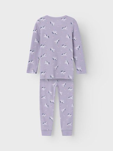 Name It RIB LAVENDER tlg) UNICORN 2 (Set, NOOS Schlafanzug NMFNIGHTSET