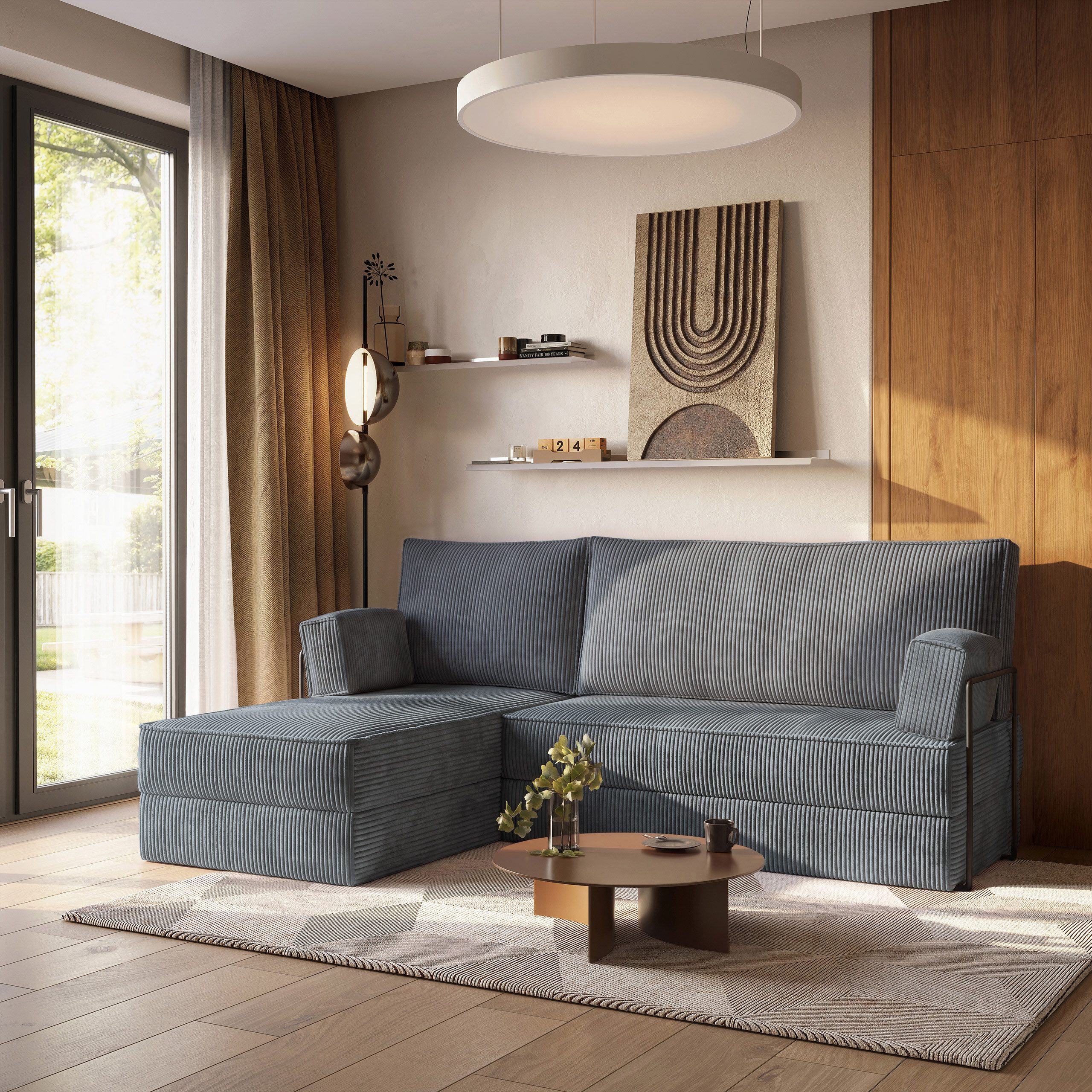 Masseno Ecksofa NOTIA modulares Boneless Sofa mit Schlaffunktion