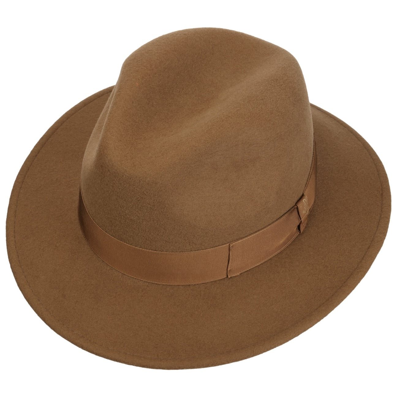 Borsalino Filzhut (1-St) Wollfilzhut mit Ripsband, Made in Italy
