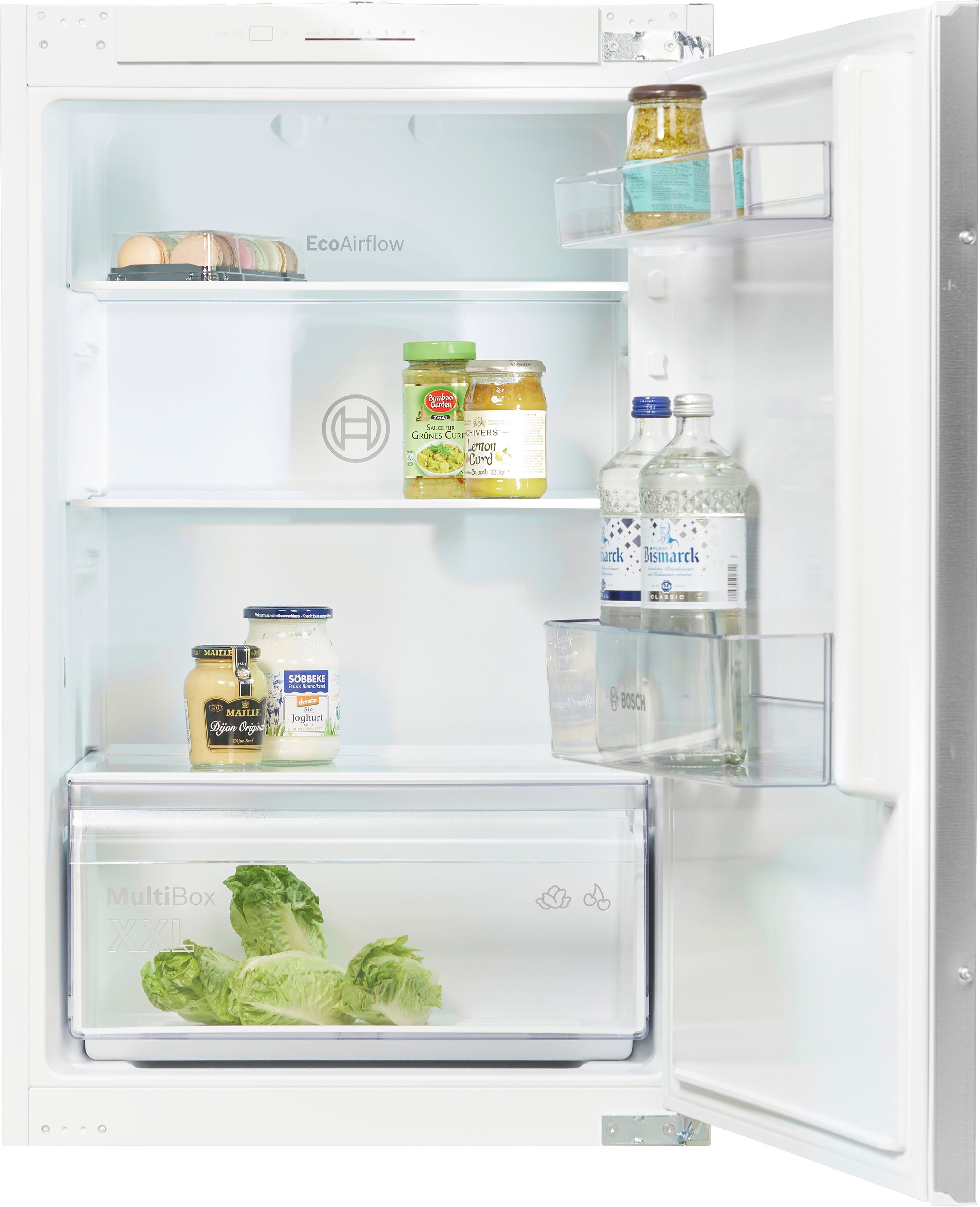 BOSCH Einbaukühlschrank Serie 2 KIR21NSE0, 87,4 cm hoch, 54,1 cm breit, Multi Box XXL: extragroße Schublade für Obst und Gemüse – Bild 4 von 5