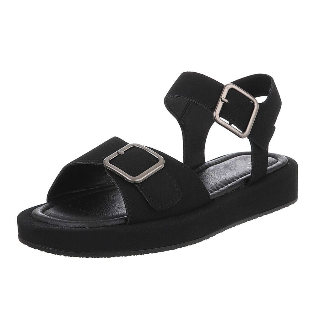 Ital-Design Bequeme Damen-Sandalen mit verstellbaren Riemen günstig online kaufen