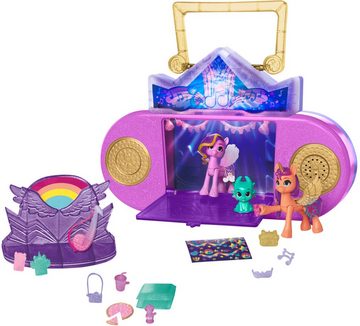 Hasbro Spielwelt My Little Pony Zaubermelodie Radio, mit Spielfiguren Sunny, Pipp und Sparky