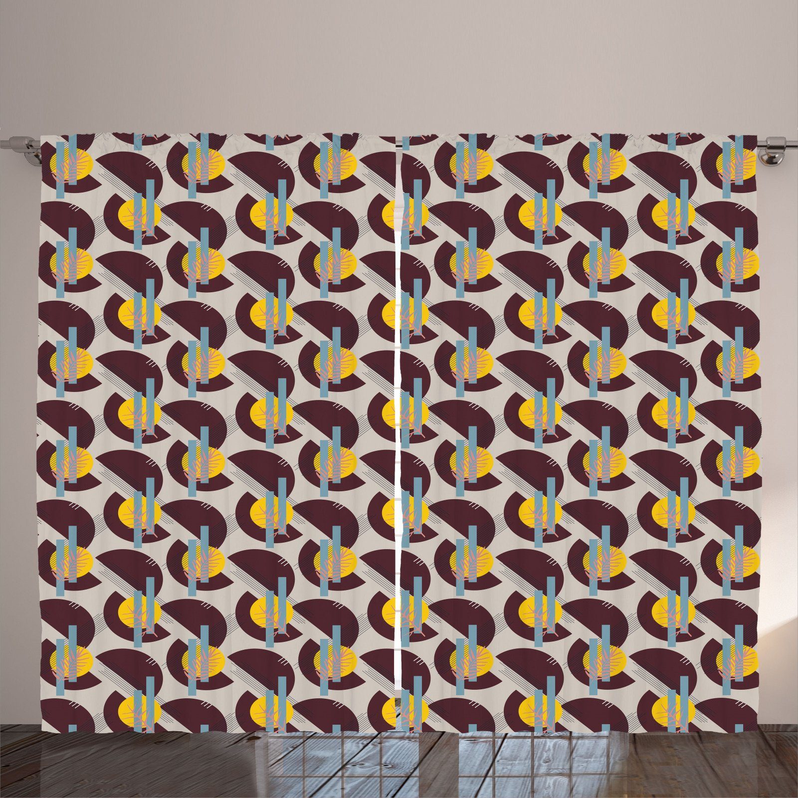 Gardine »Schlafzimmer Kräuselband Vorhang mit Schlaufen und Haken