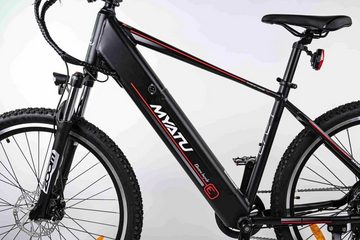 Myatu E-Bike E-Mountainbike 28 Zoll Elektrofahrrad mit 468Wh abnehmbare Batterie, 7 Gang Shimano, Kettenschaltung