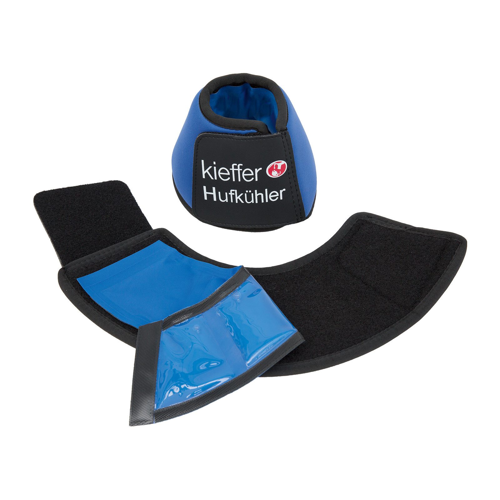 Kieffer Hufglocken Hufkühler XL - Kühlglocke mit integrierten Kühlpads