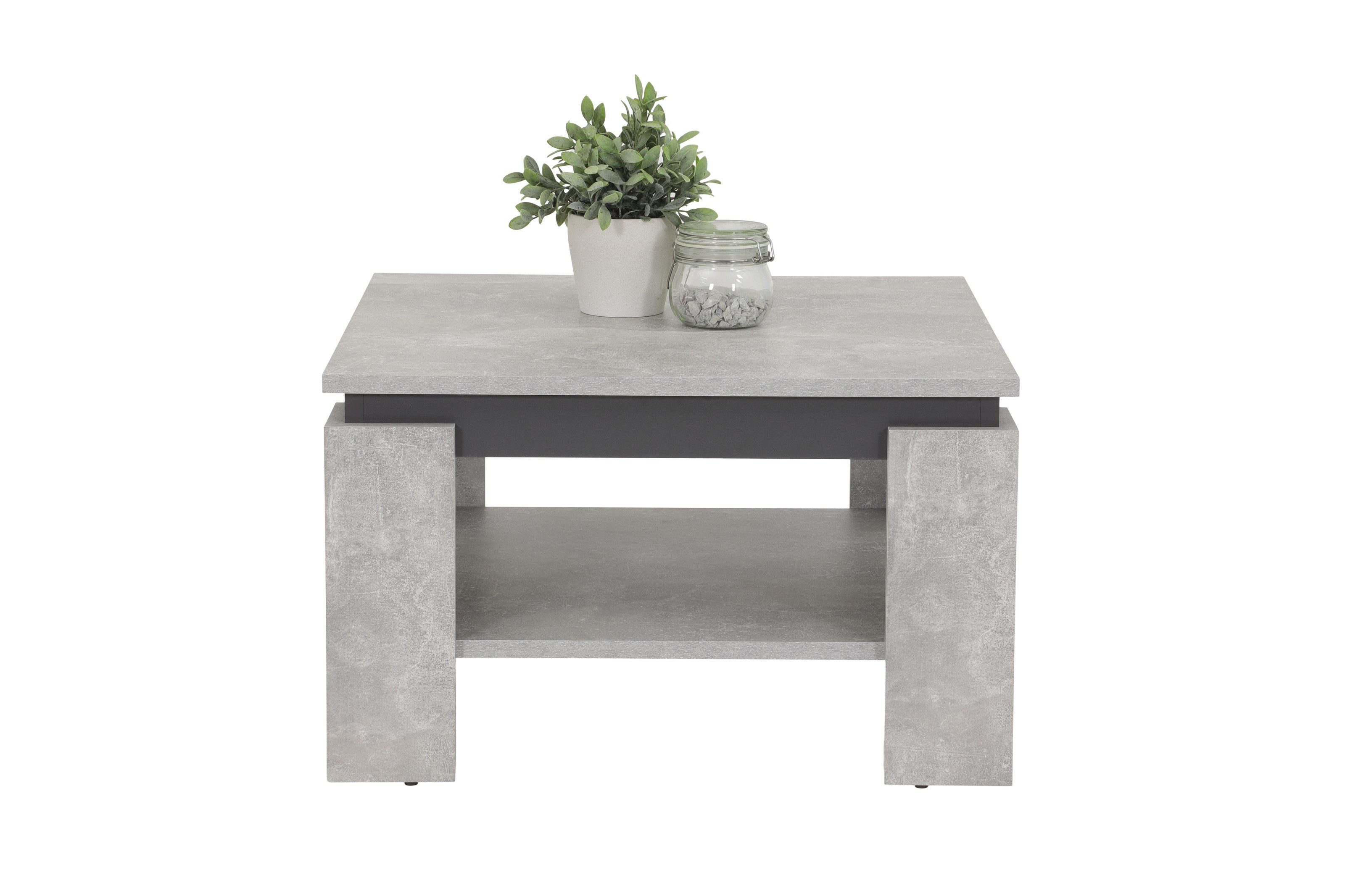 PREISBRECHER Couchtisch TIM III, 68 x 41 x 68 cm (B/H/T)