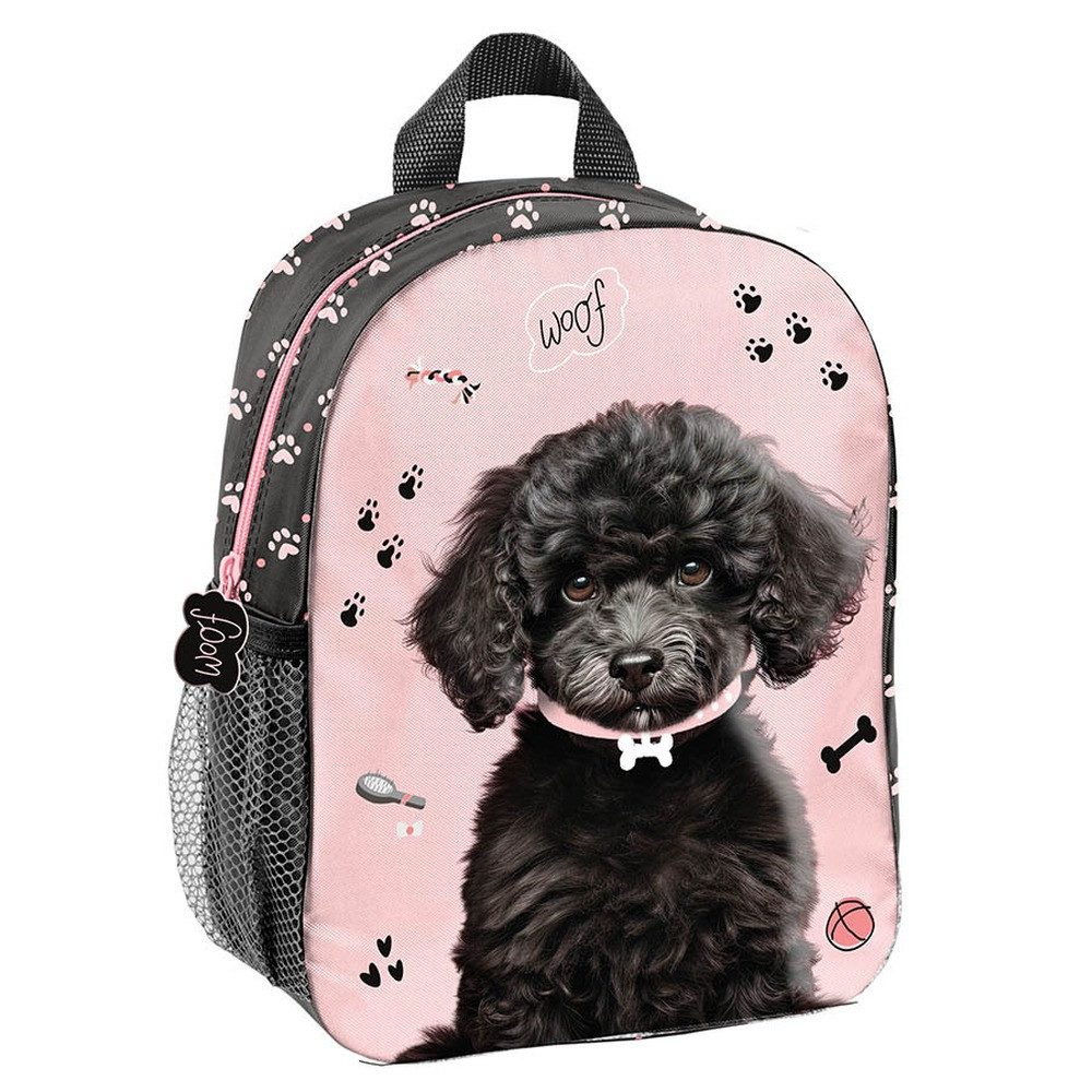 PASO Schulrucksack, Hund – Kinderrucksack – Rosa