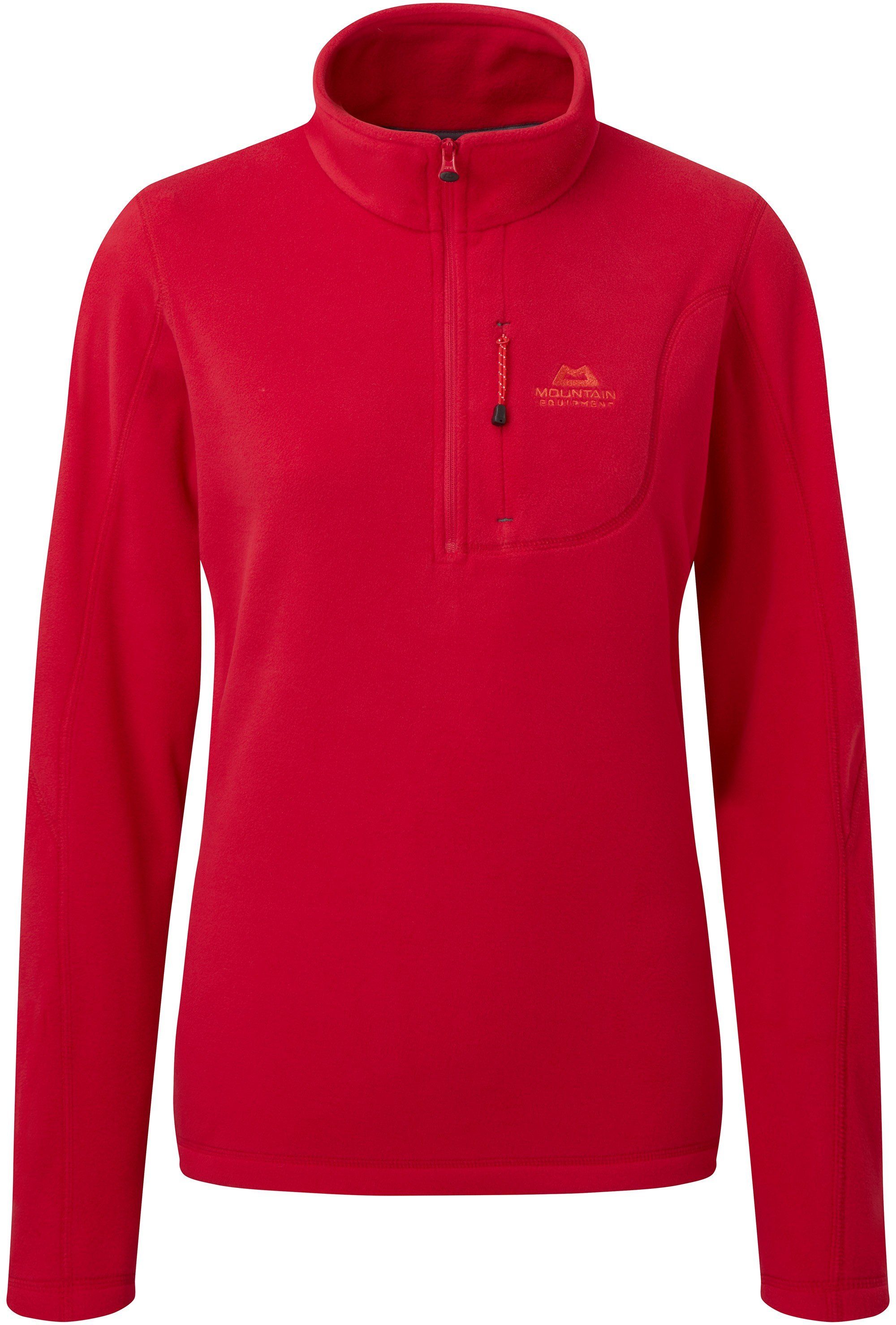 Micro Equipment Zip-T Mountain red Womens Fleecejacke capsicum