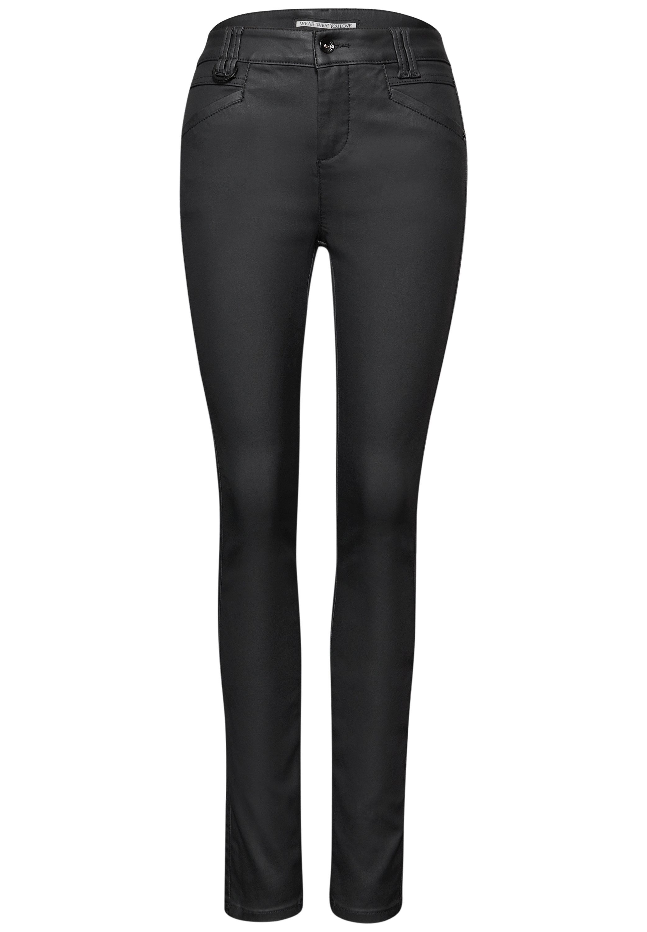 5-Pocket-Jeans Slim Fit Coated Hose
