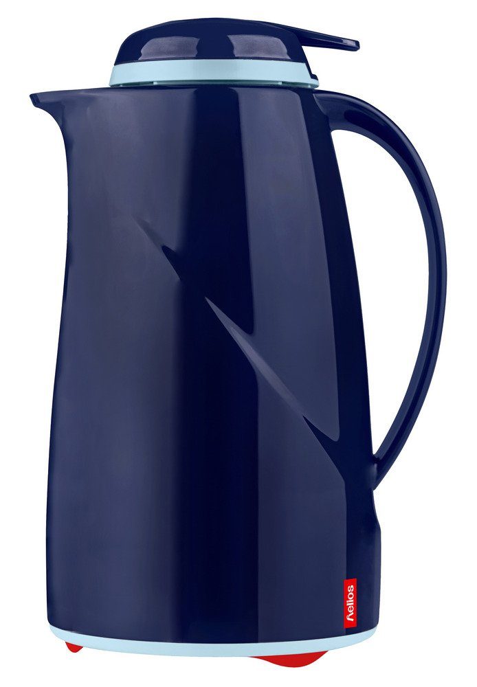 Helios Isolierkanne Wave Push, 1.0 l, mit praktischer Einhandbedienung